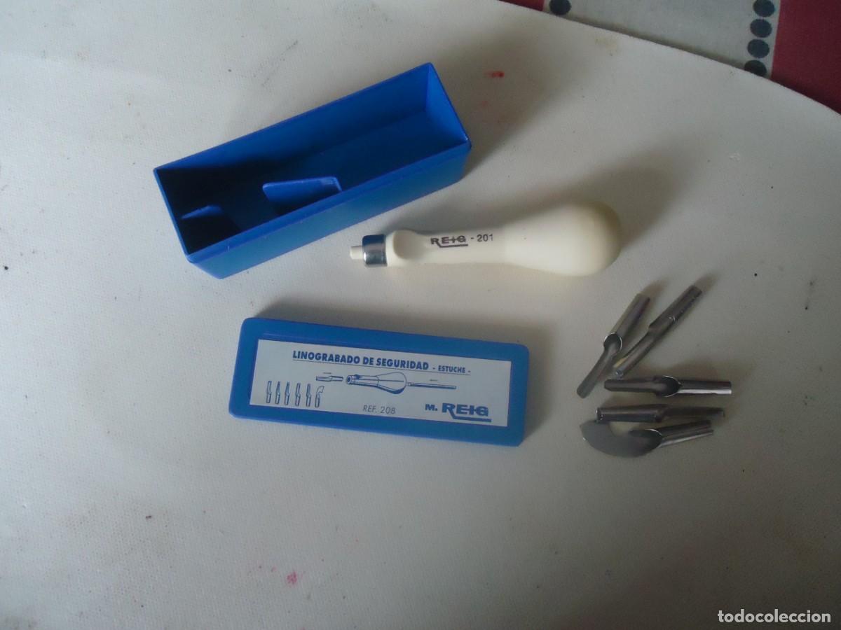 Coleccionismo: LINO GRABADO DE SEGURIDAD - Foto 1