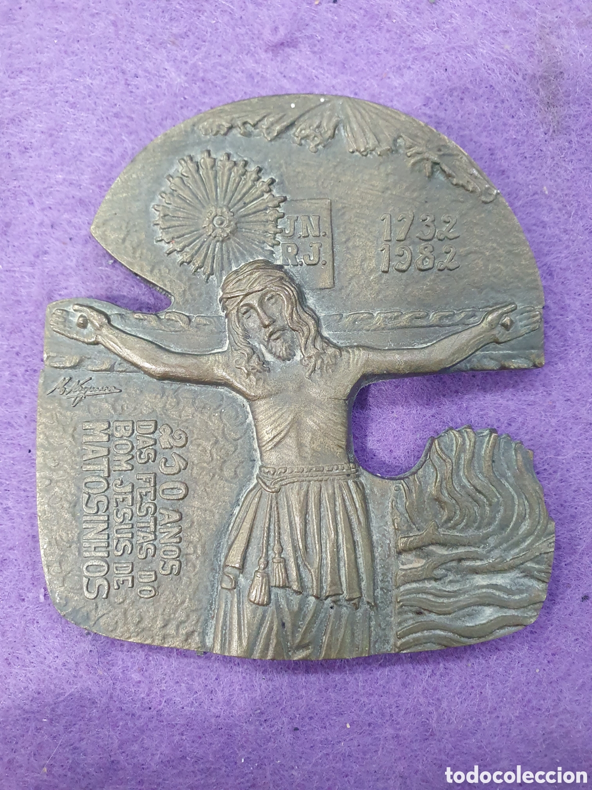 Coleccionismo: Medalla bronce Matosinhos. (L122) - Foto 1