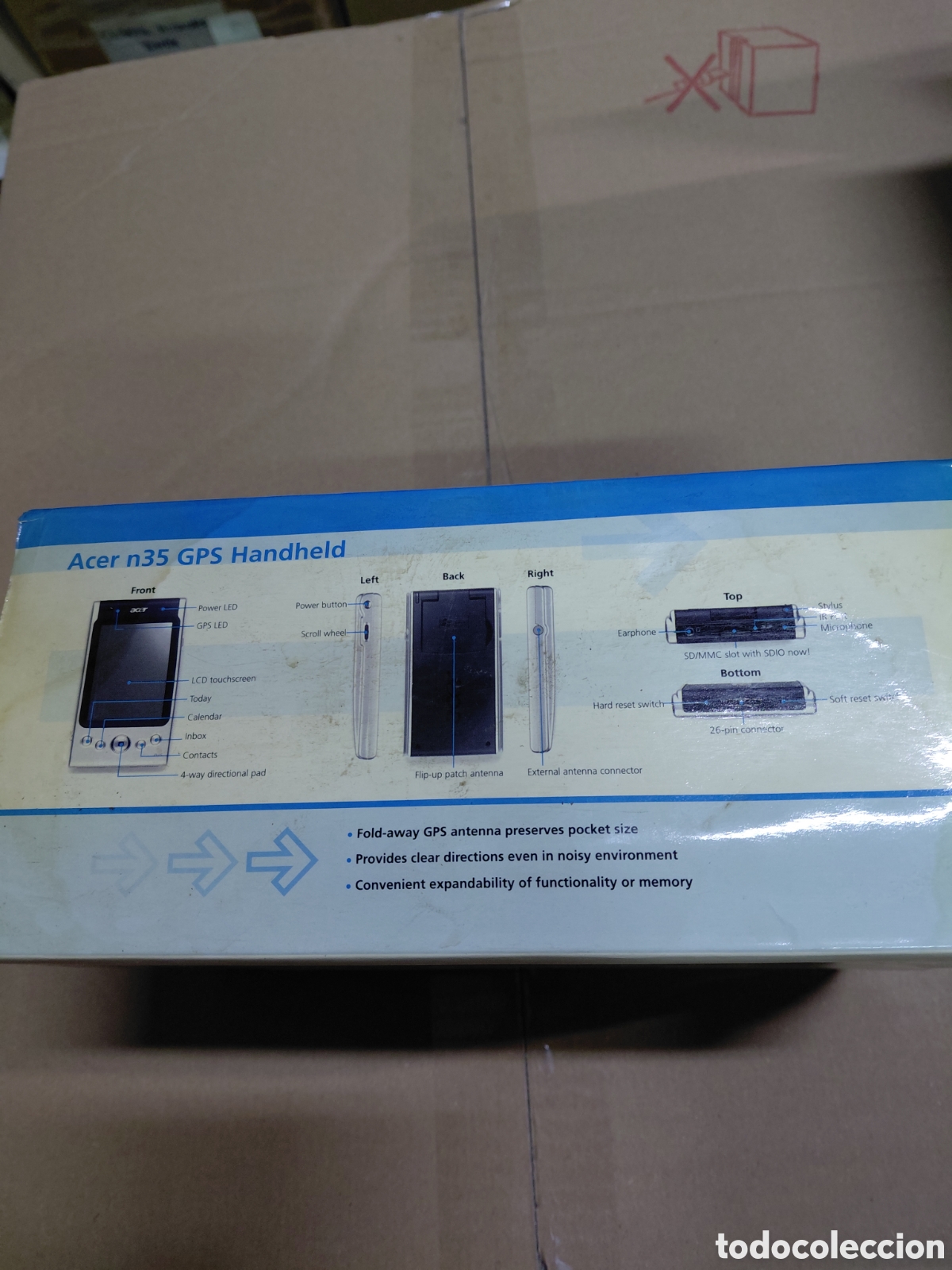 Coleccionismo: PDA con GPS integrado Acer N35 - Foto 2