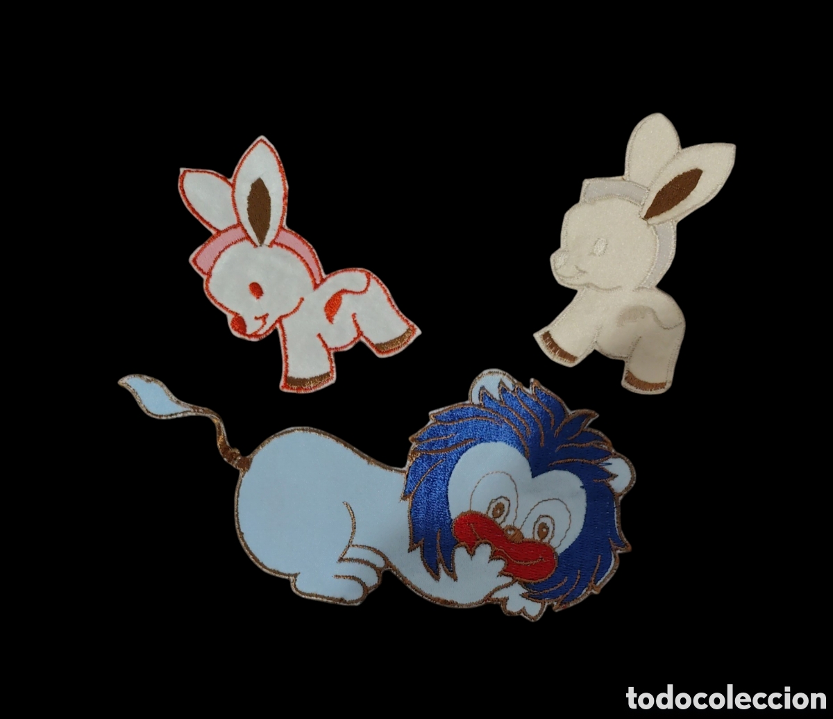 Coleccionismo: :::: Z48 - LOTE DE TRES PARCHES TEXTILES - Foto 1