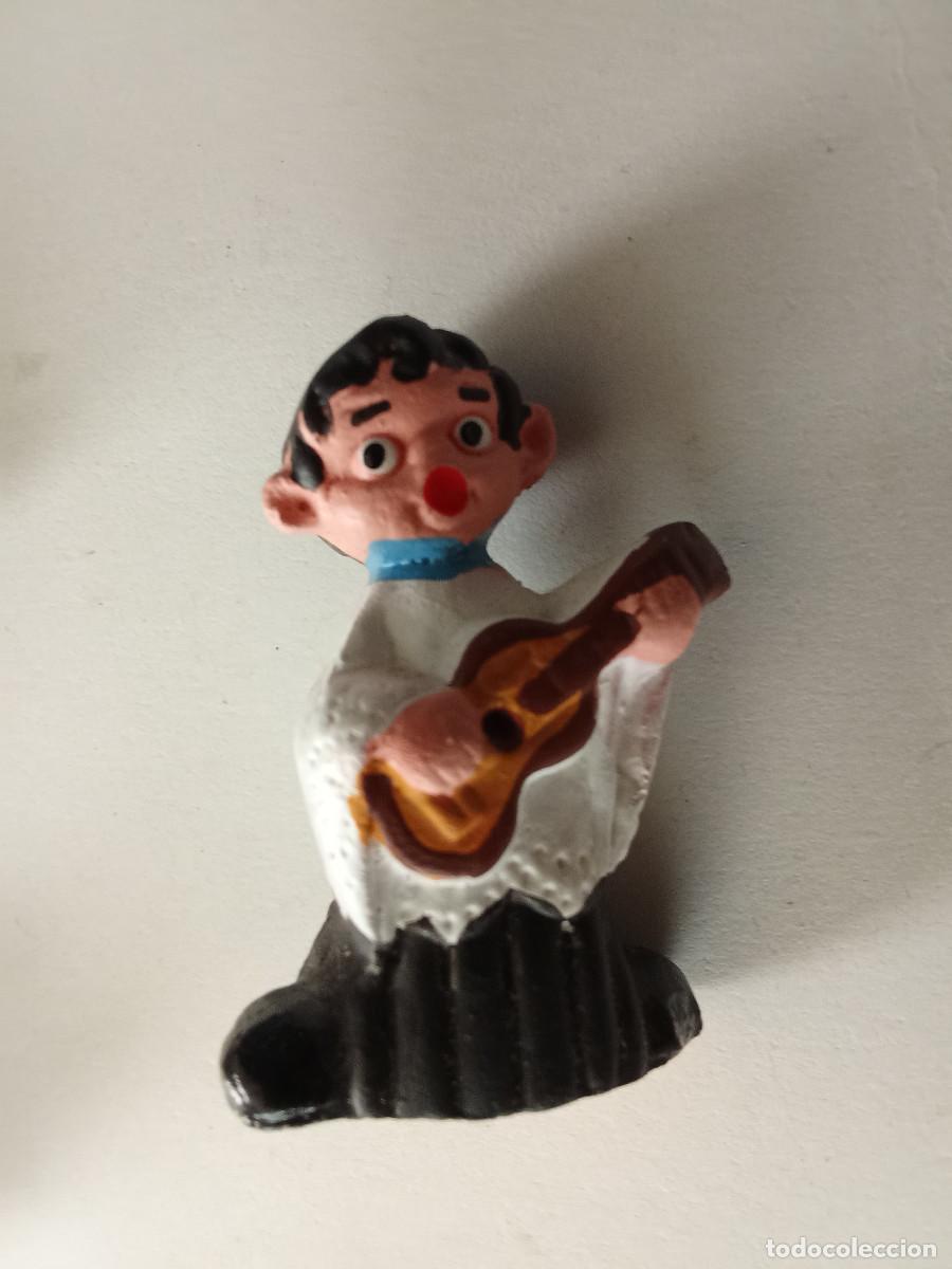 Sammeln: Figurita de barro monaguillo m&uacute;sico Alborox a&ntilde;os 70 sin uso
