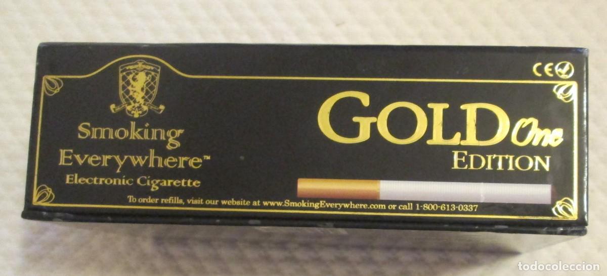 Coleccionismo: Antiguo kit de cigarrillo electr&oacute;nico Gold One. - Foto 2