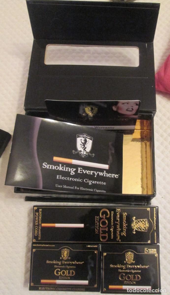 Coleccionismo: Antiguo kit de cigarrillo electr&oacute;nico Gold One. - Foto 6