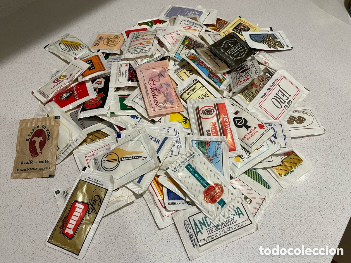 Coleccionismo: Lote de 113 sobres de az&uacute;car - Foto 2