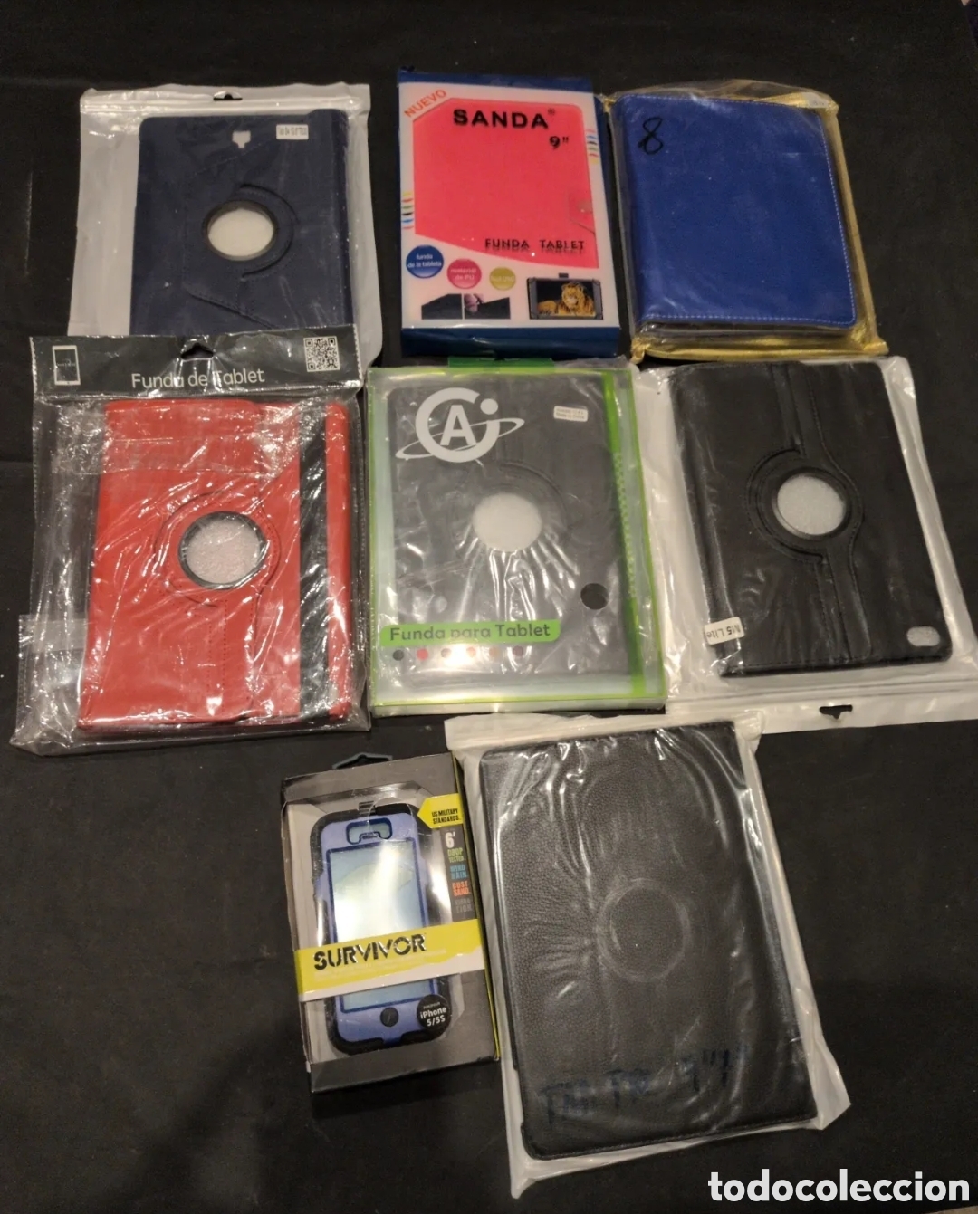 Coleccionismo: Lote de fundas para Tablet y I Phone - Foto 1