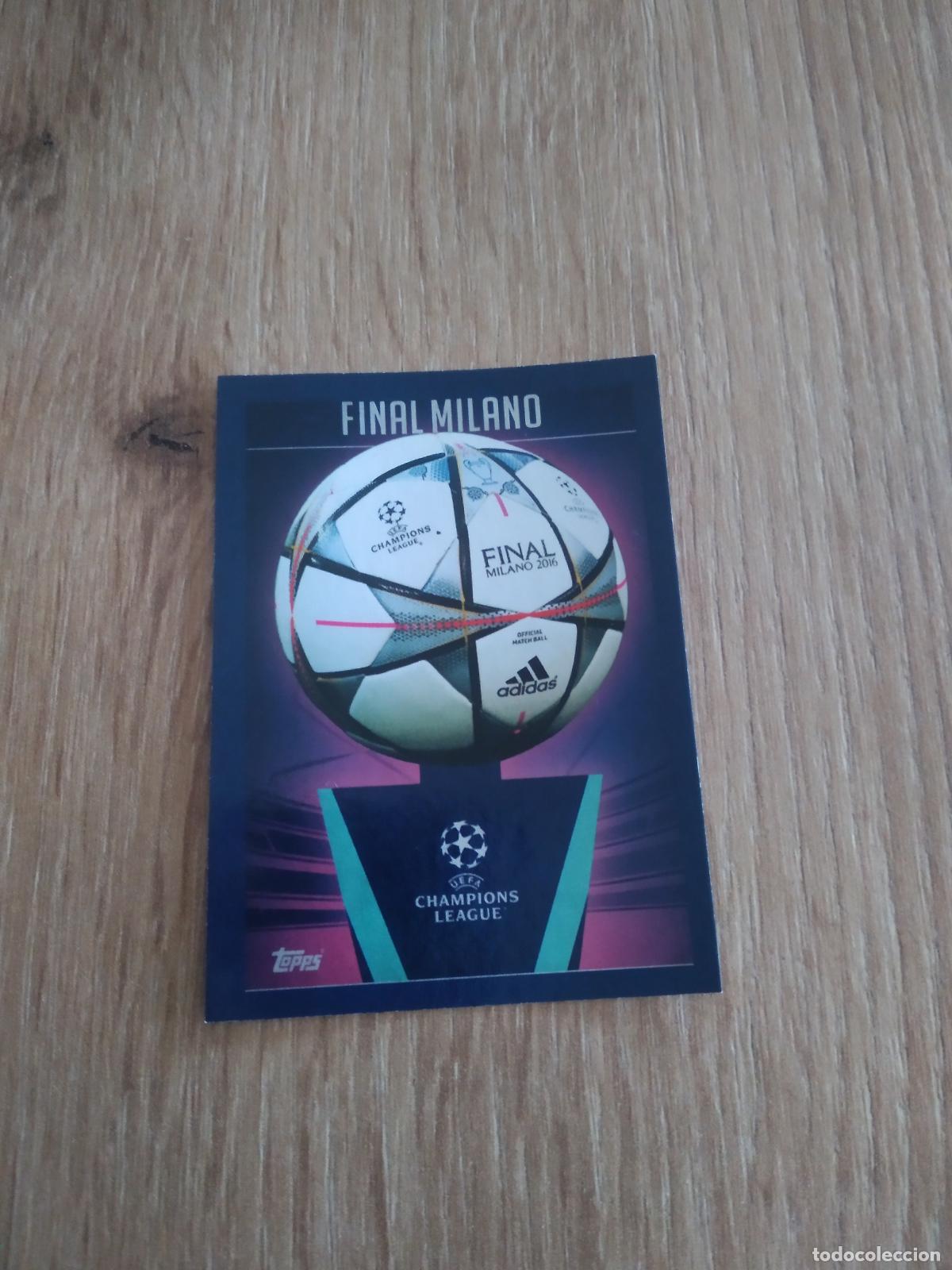Coleccionismo: 651 BALON PELOTA ADIDAS FINAL MILANO CROMO FUTBOL UEFA CHAMPIONS LEAGUE 23-24 TOPPS 2023-2024