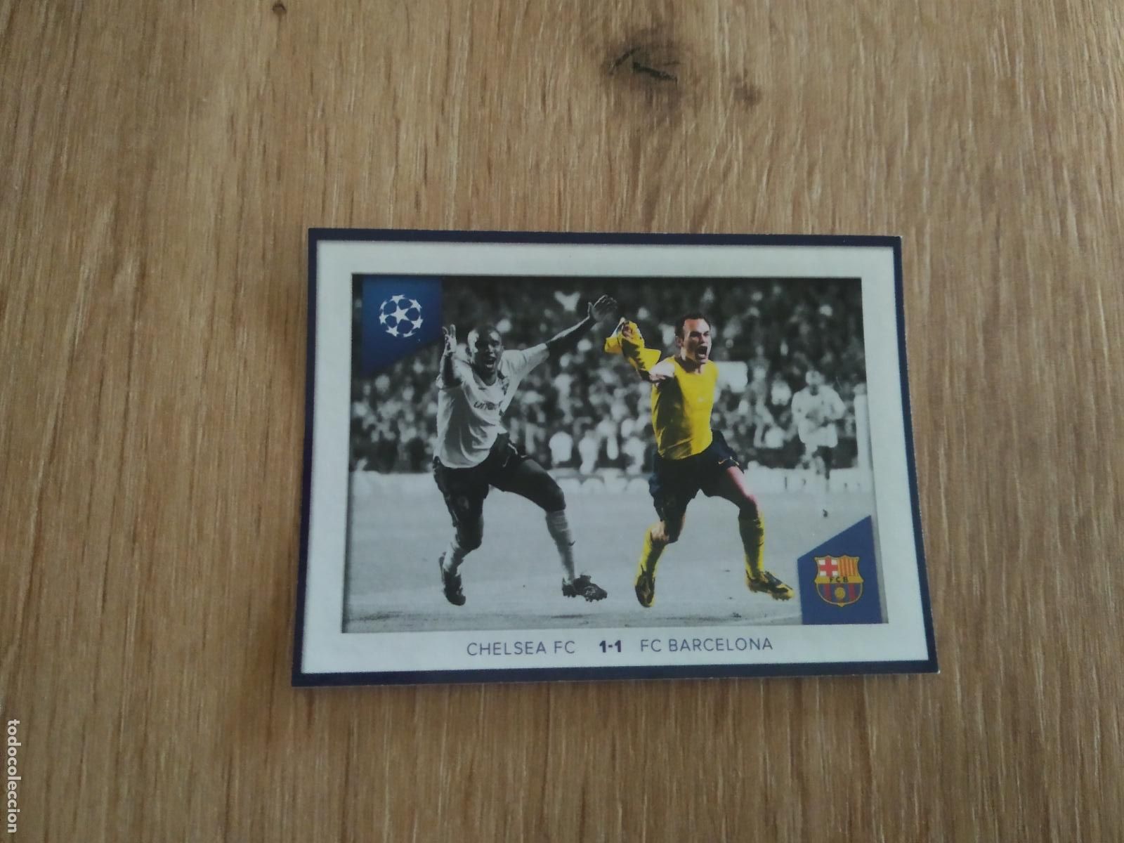 Coleccionismo: 670 INIESTA ETO'O BARCELONA VS CHELSEA CROMO FUTBOL UEFA CHAMPIONS LEAGUE 23-24 TOPPS 2023-2024