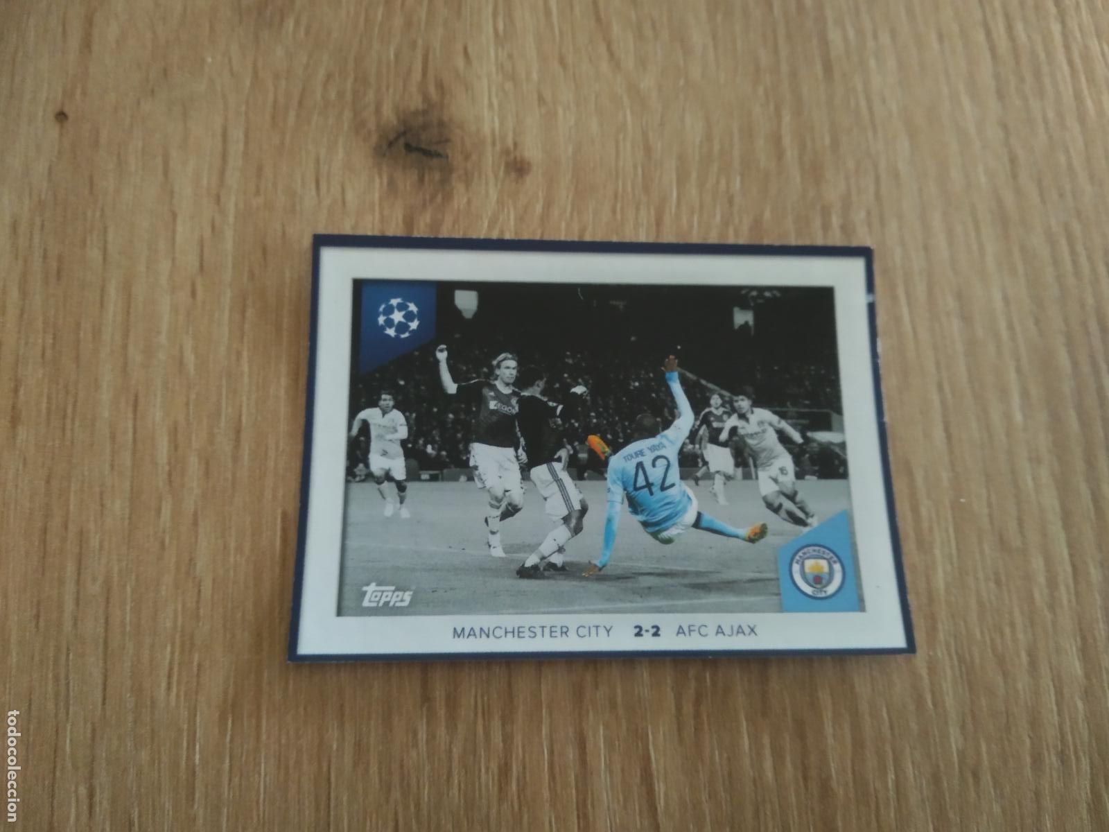 Coleccionismo: 679 TOURE YAYA MANCHESTER CITY AJAX CROMO FUTBOL UEFA CHAMPIONS LEAGUE 23-24 TOPPS 2023-2024