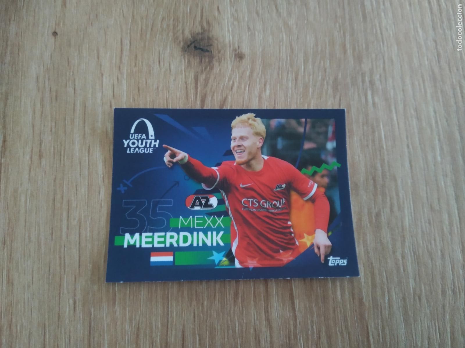 Coleccionismo: 741 MEXX MEERDINK AZ CROMO FUTBOL UEFA CHAMPIONS LEAGUE 23-24 TOPPS 2023-2024