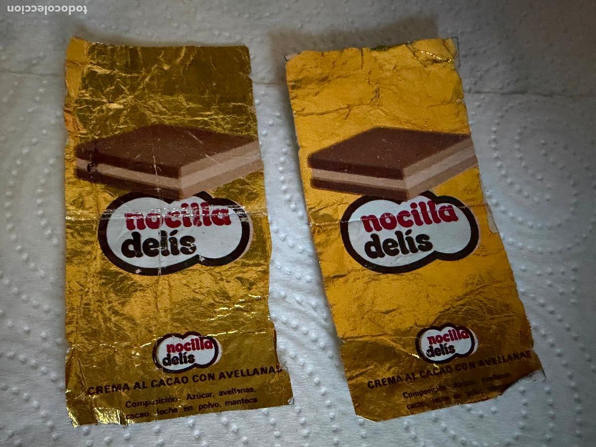 Coleccionismo: Envoltorio nocilla delis