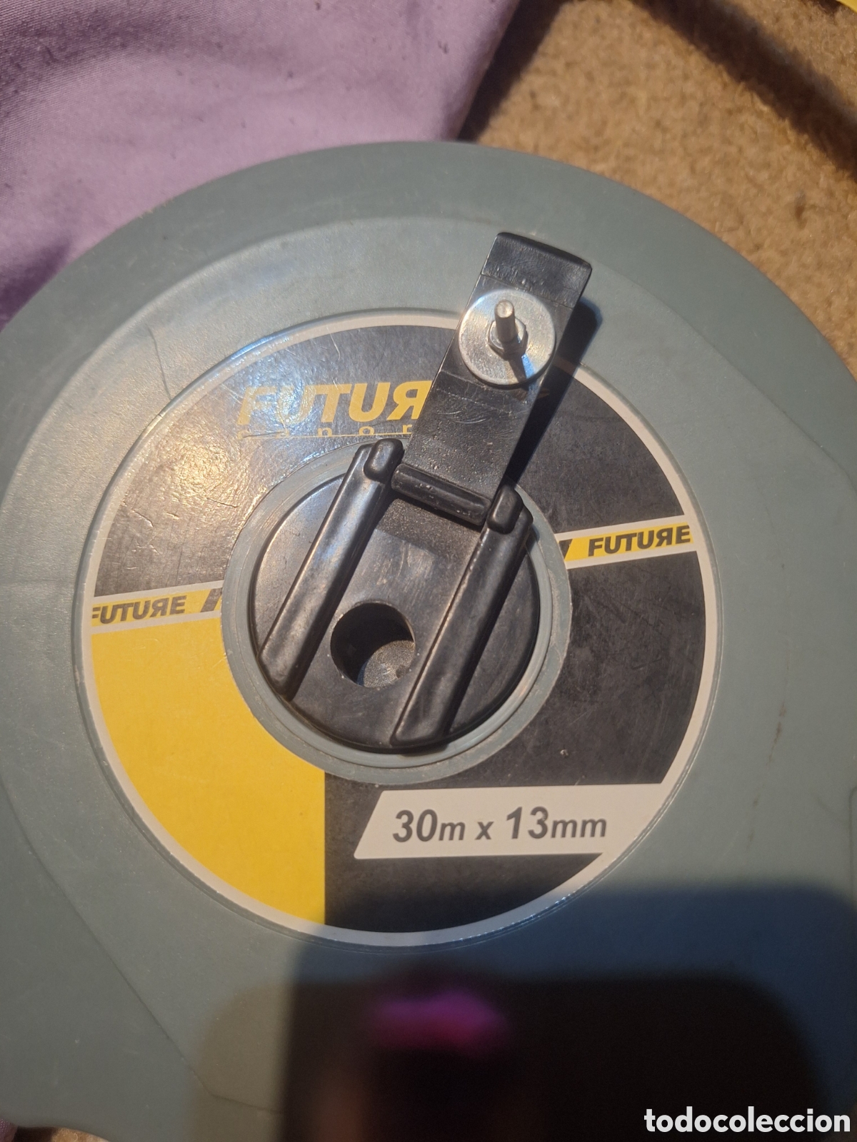 Coleccionismo: Cinta metrica de 30mx13mm, future - Foto 2