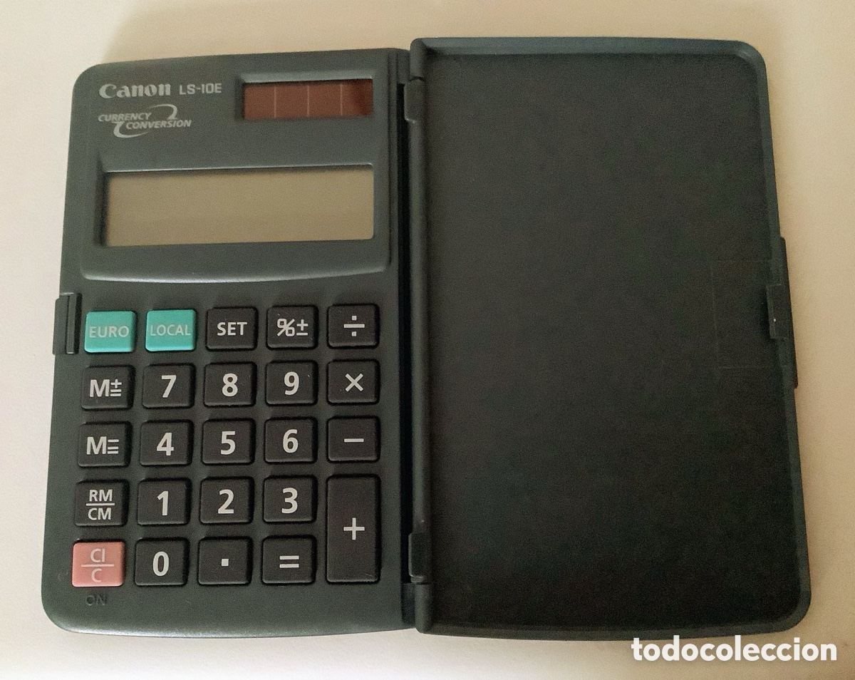 Coleccionismo: Calculadora Canon LS-IDE Currency Conversion del 2000 - Foto 1
