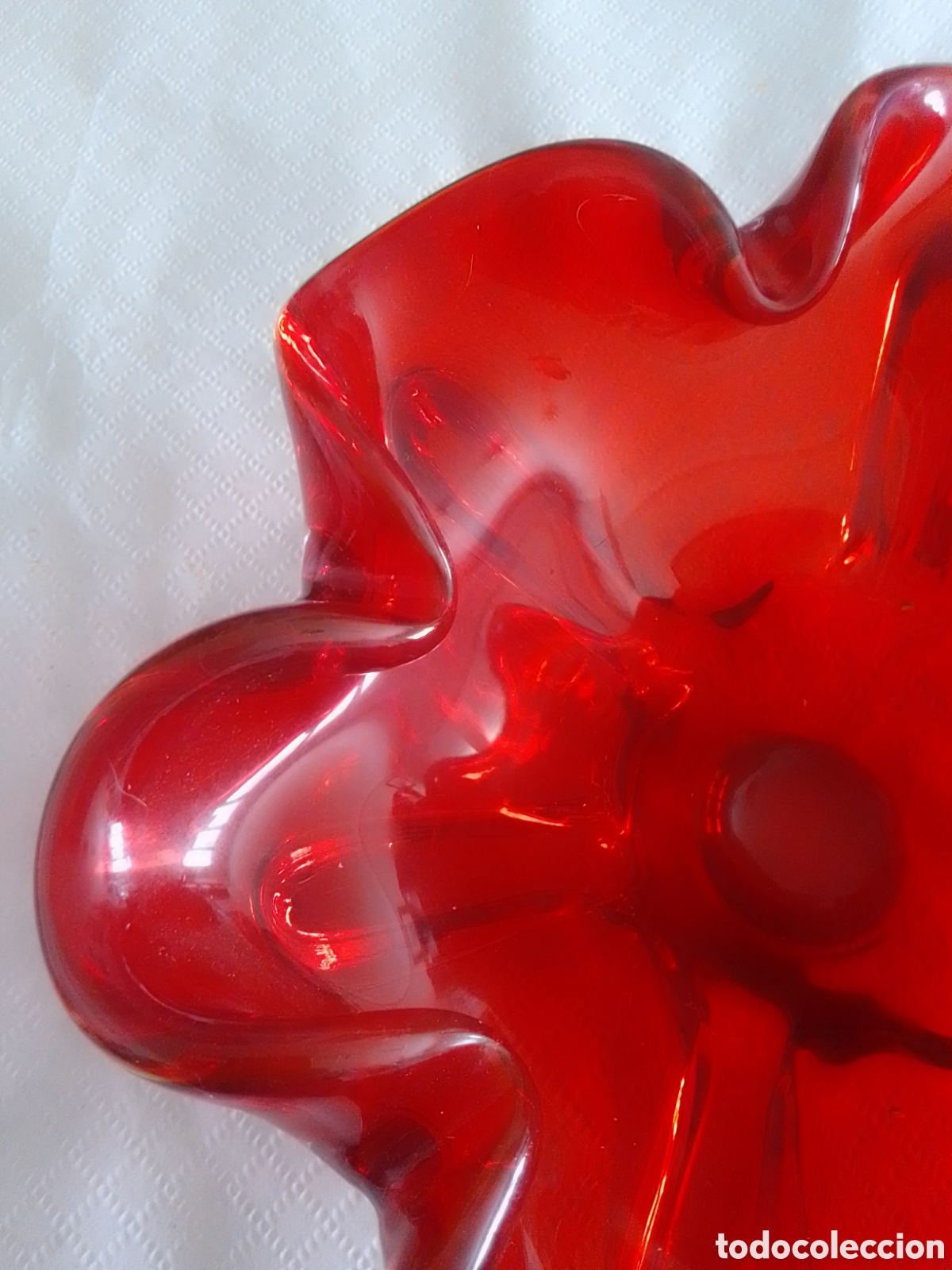 Coleccionismo: Jarr&oacute;n de mesa cristal de Murano - Foto 4