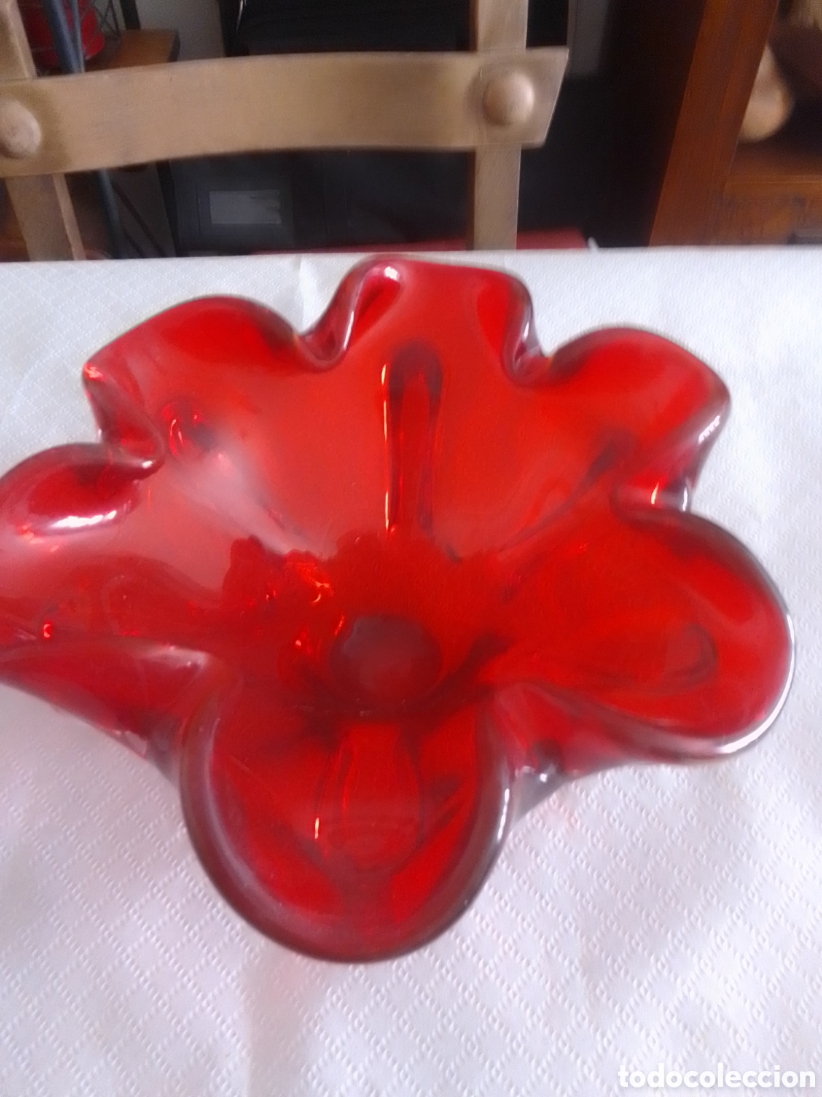 Coleccionismo: Jarr&oacute;n de mesa cristal de Murano - Foto 8