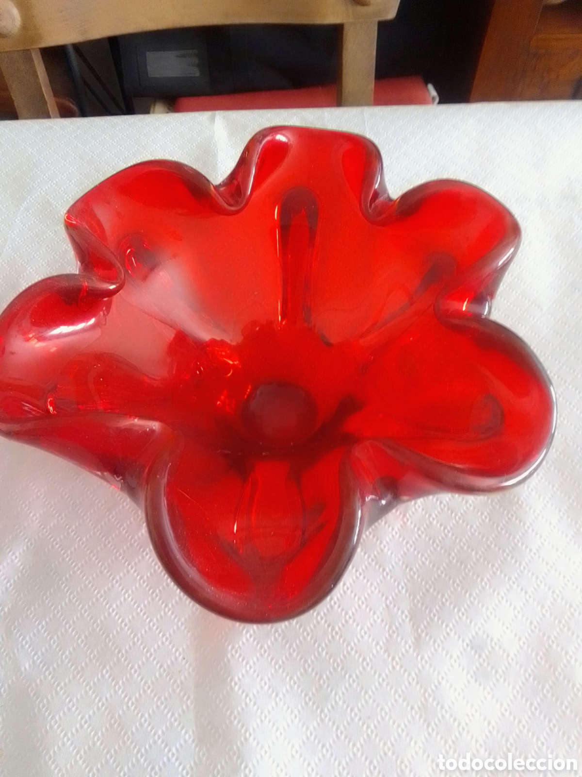 Coleccionismo: Jarr&oacute;n de mesa cristal de Murano - Foto 1