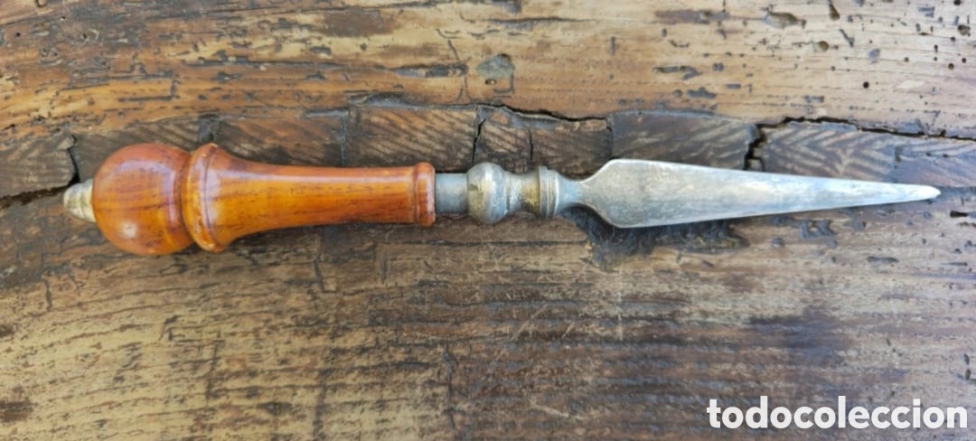 Coleccionismo: Abrecartas madera y metal - Foto 2