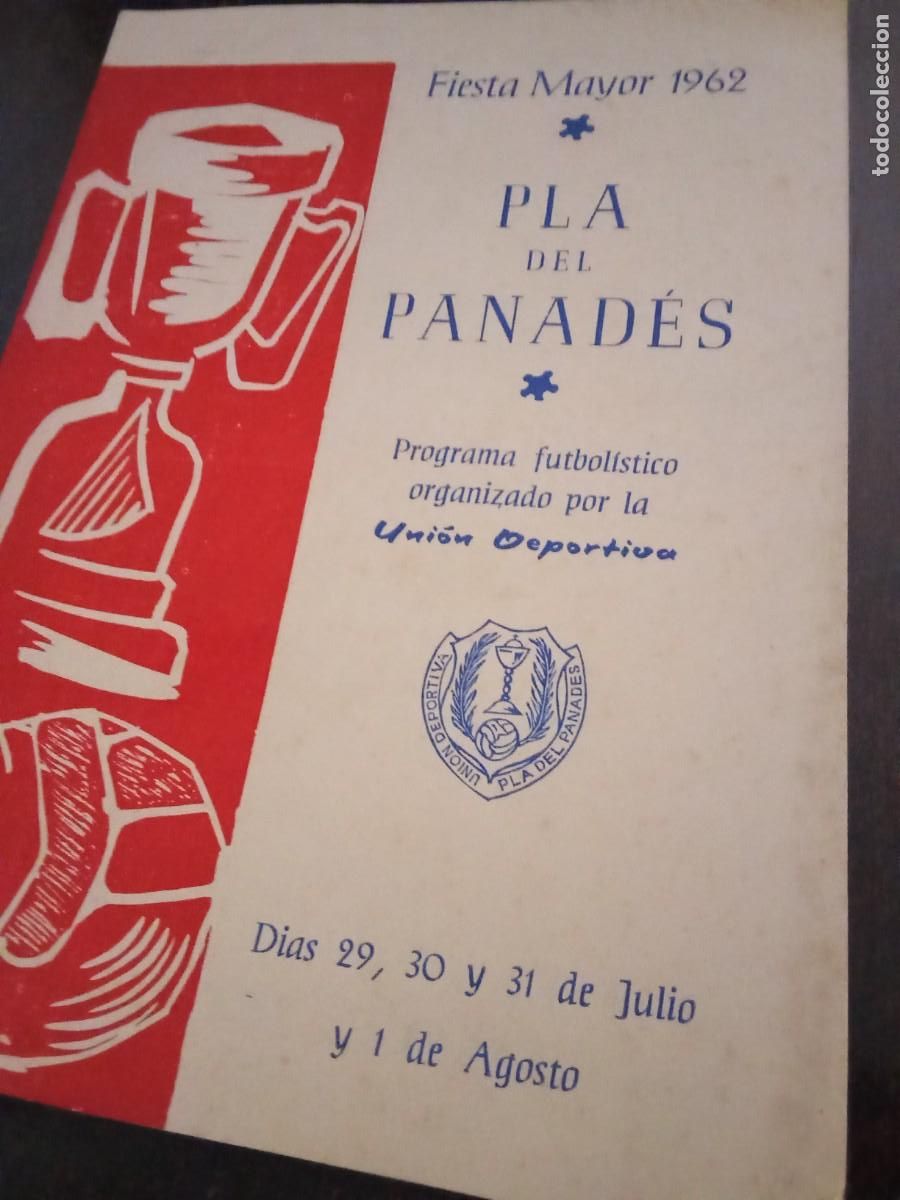 Coleccionismo: Pla del panad&eacute;s.1962.Fiesta mayor.