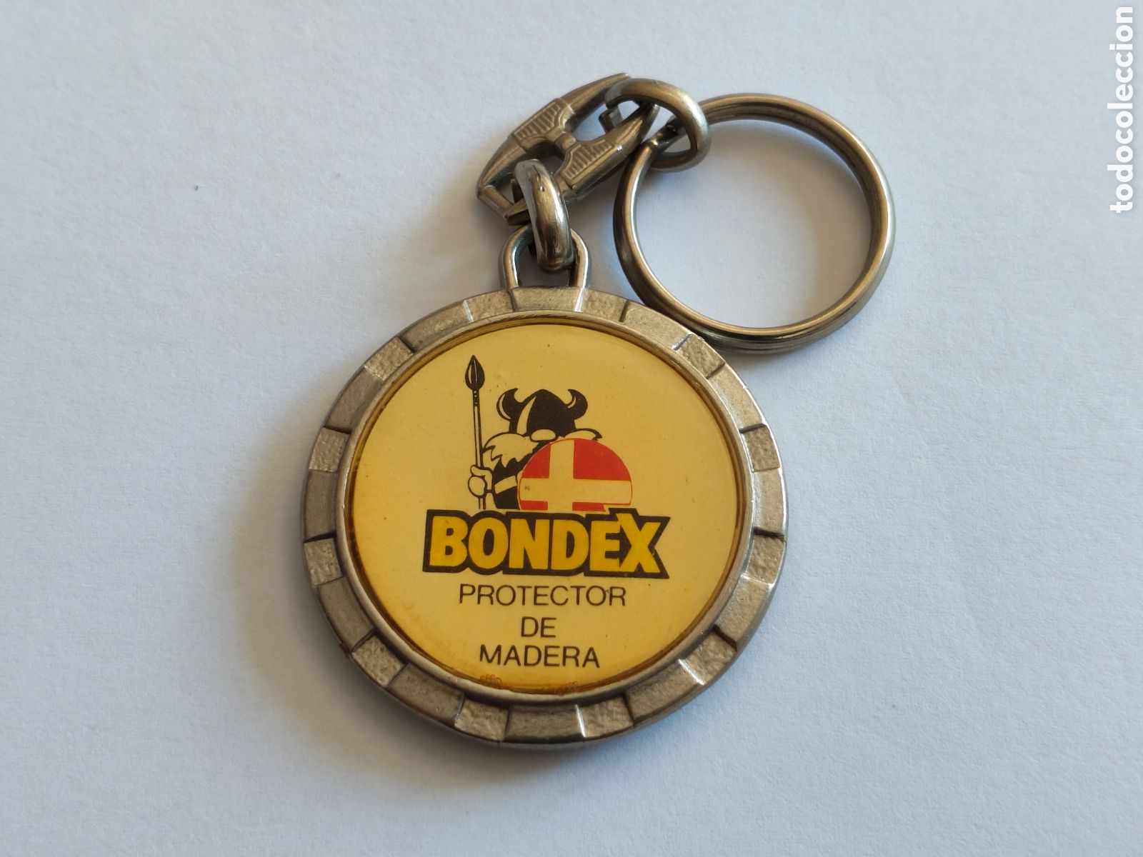 Coleccionismo: TODO UN CLASICO LLAVERO PUBLICITARIO PINTURAS RIOOLIN BONDEX PROTECTOR DE MADERA