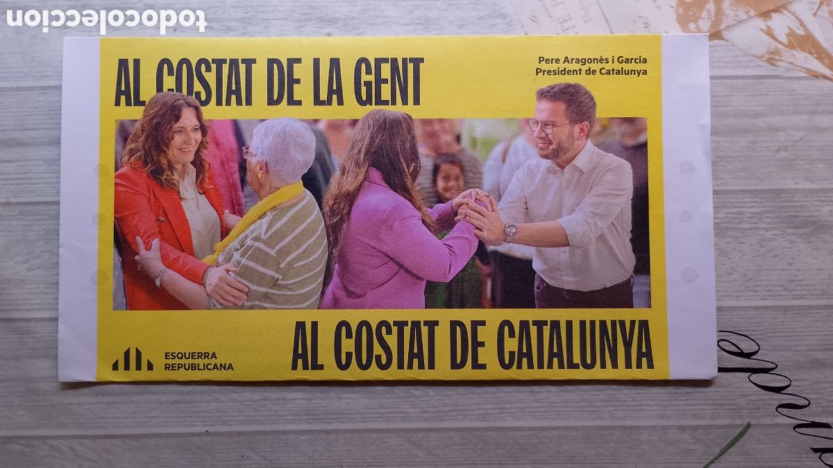 Coleccionismo: ERC Eleccions al Parlament de Catalunya 2024