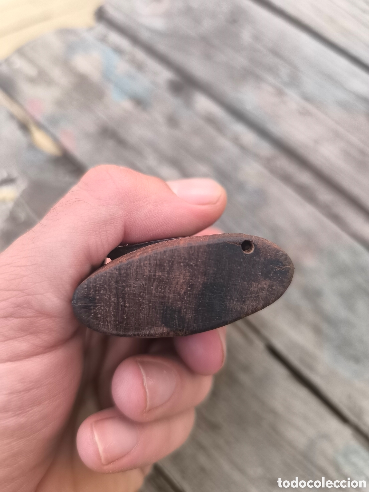 Coleccionismo: Cajita de madera para rap&eacute;, tabaquera, tabaco - Foto 5