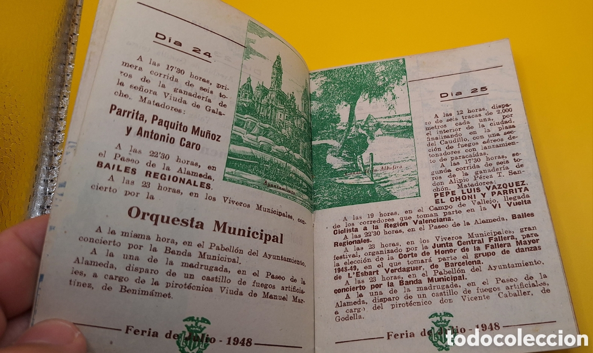 Coleccionismo: Programa Oficial Gran Feria Valencia 1948 - Foto 5