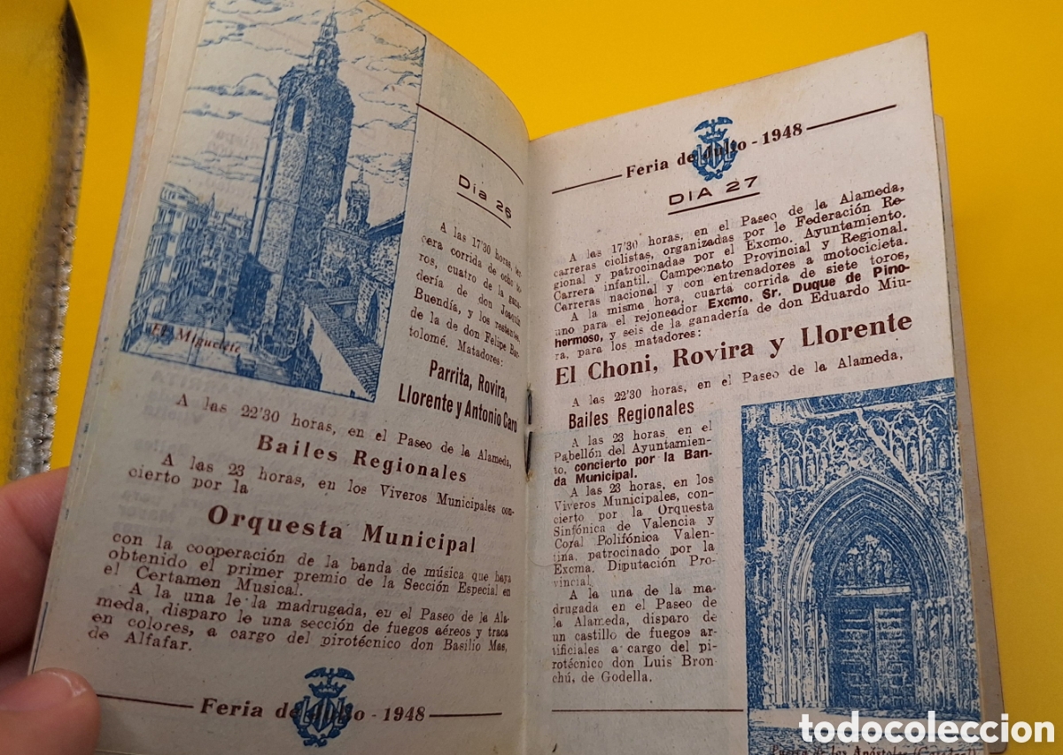 Coleccionismo: Programa Oficial Gran Feria Valencia 1948 - Foto 6