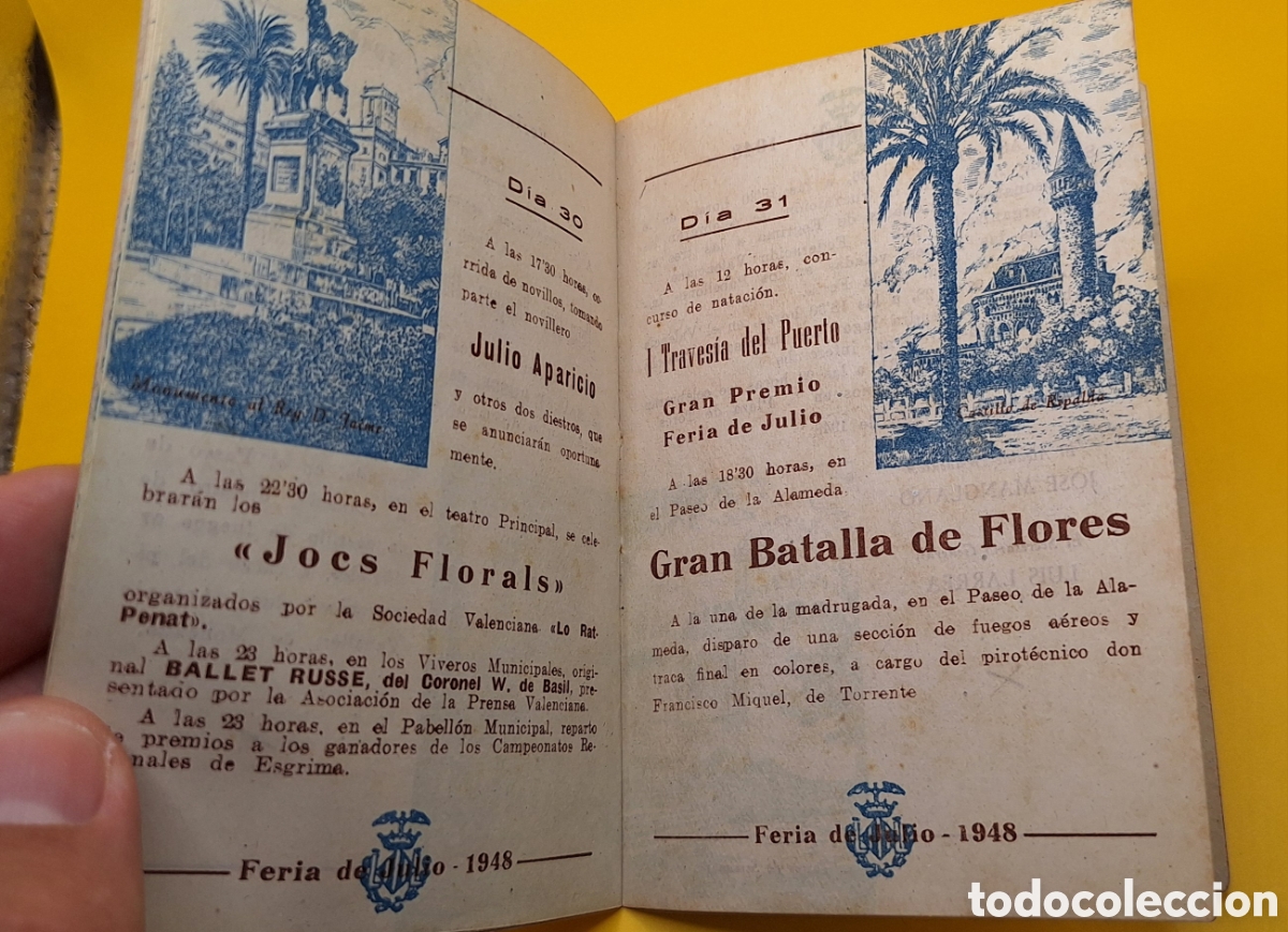 Coleccionismo: Programa Oficial Gran Feria Valencia 1948 - Foto 8