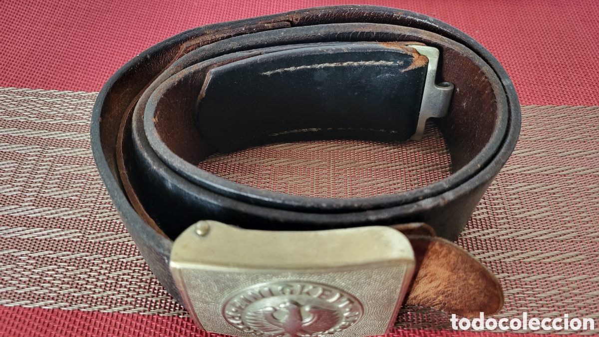 Coleccionismo: Antiguo cintur&oacute;n ej&eacute;rcito Aleman - Foto 3