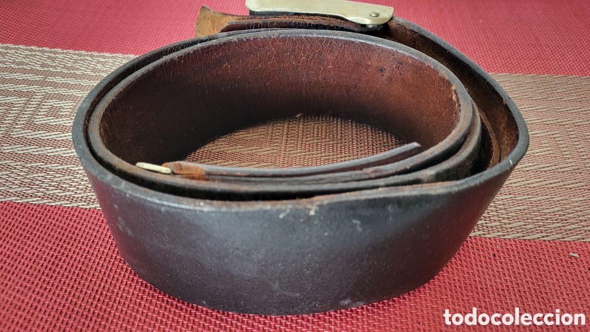 Coleccionismo: Antiguo cintur&oacute;n ej&eacute;rcito Aleman - Foto 5