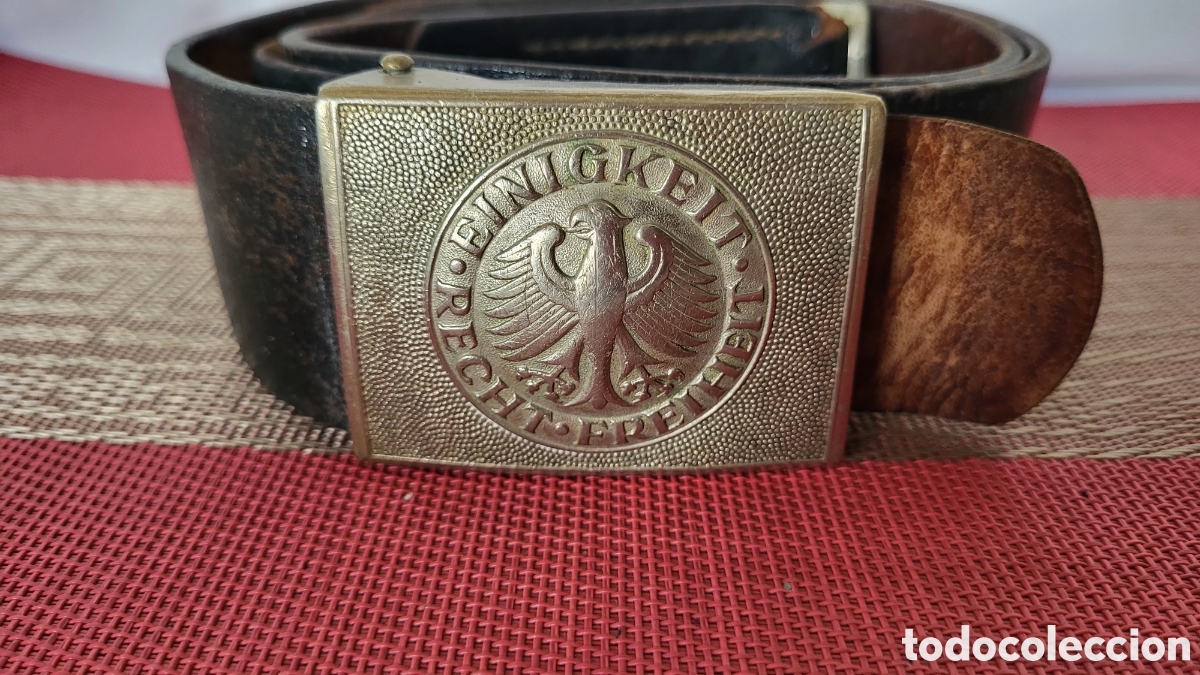 Coleccionismo: Antiguo cintur&oacute;n ej&eacute;rcito Aleman - Foto 1