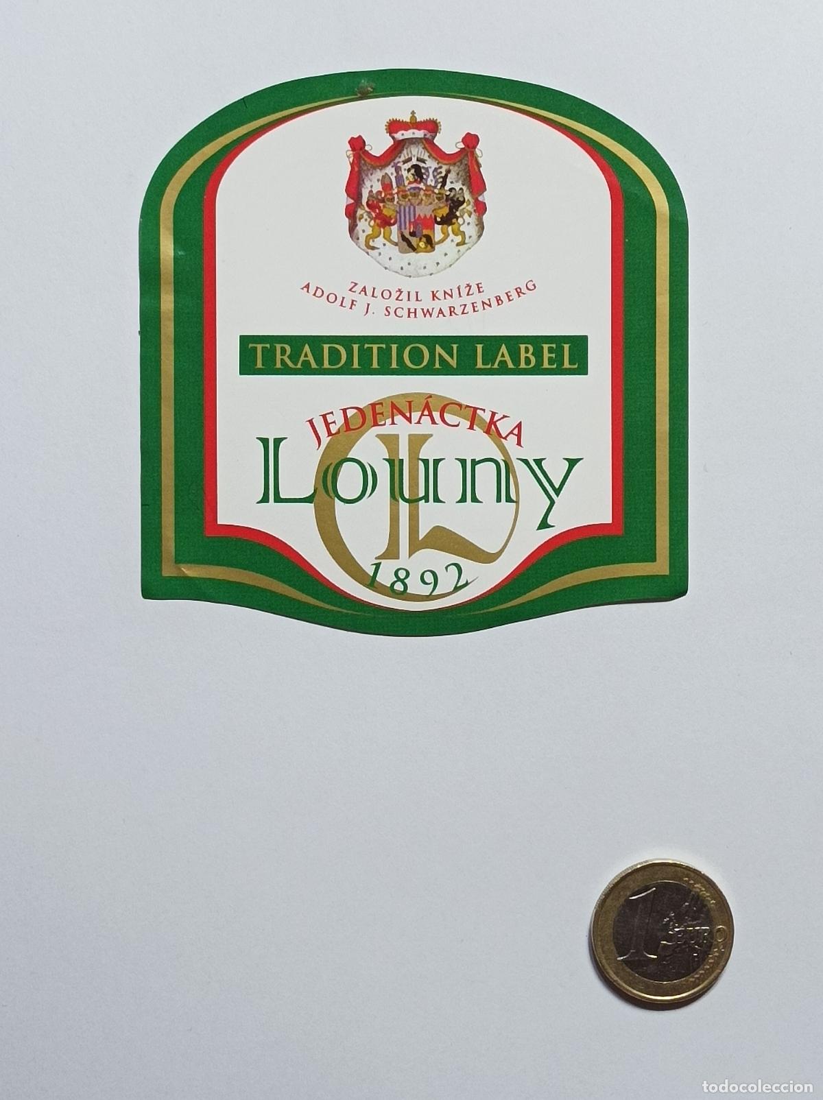 Collectionnisme: LOUNY JEDENACTKA. TRADITION LABEL. ETIQUETA CERVEZA. NUEVA. SIN PEGAR.