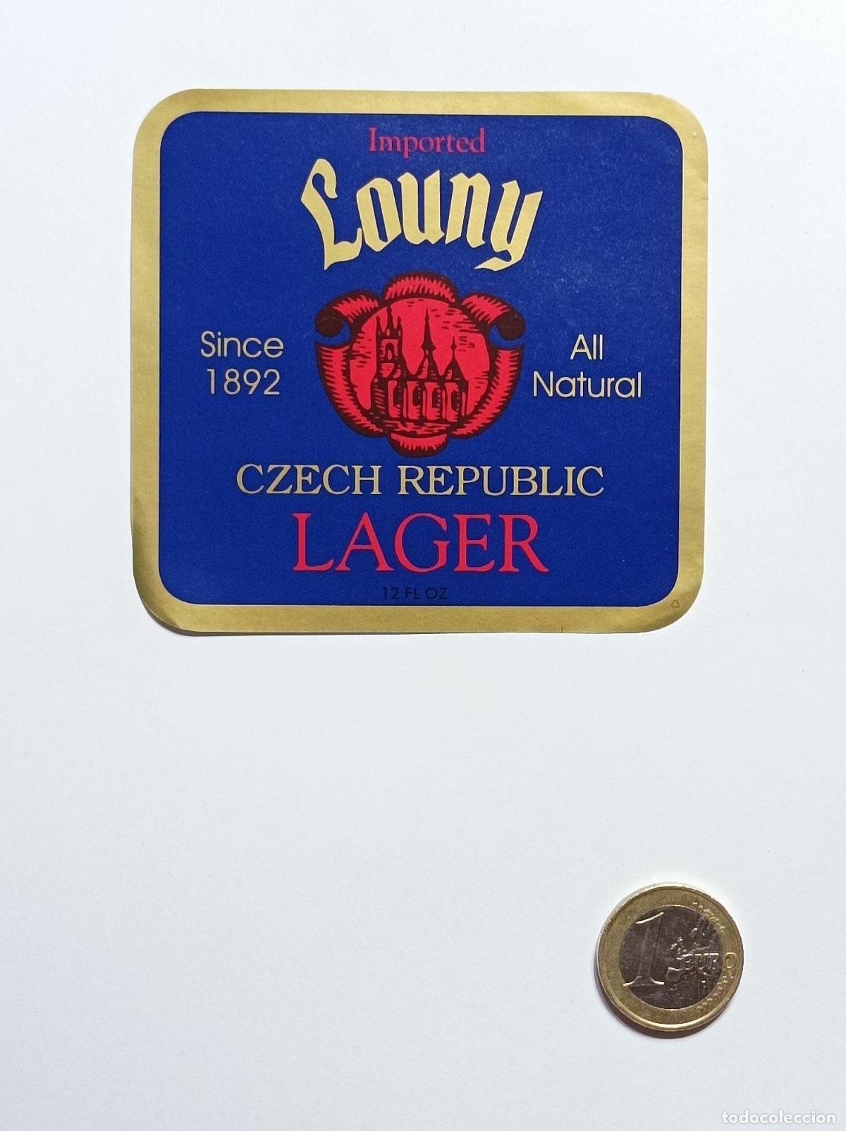 Collectionnisme: LOUNY LAGER. ETIQUETA CERVEZA. NUEVA. SIN PEGAR.