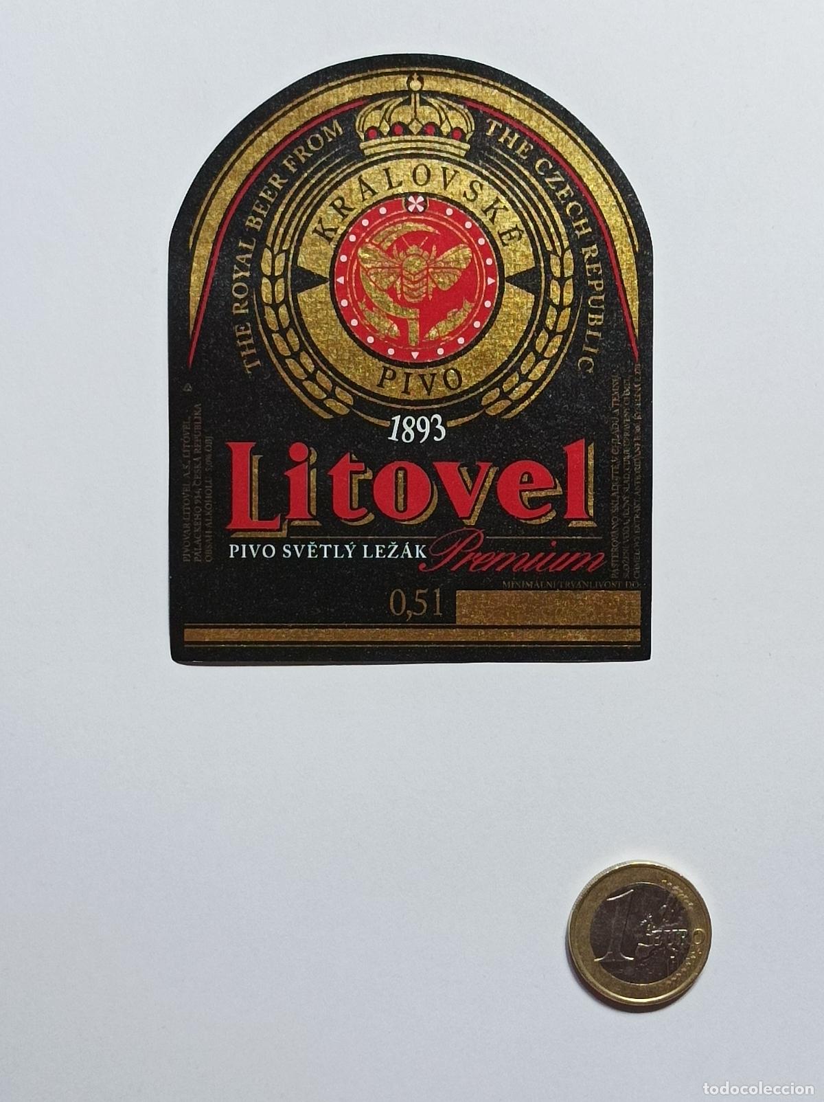 Colecionismo: LITOVEL PREMIUM. ETIQUETA CERVEZA. NUEVA. SIN PEGAR.