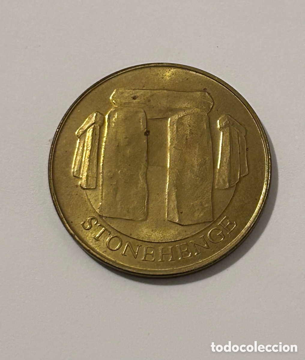 Coleccionismo: MEDALLA MONEDA DE STONEHENGE. INGLATERRA - Foto 3
