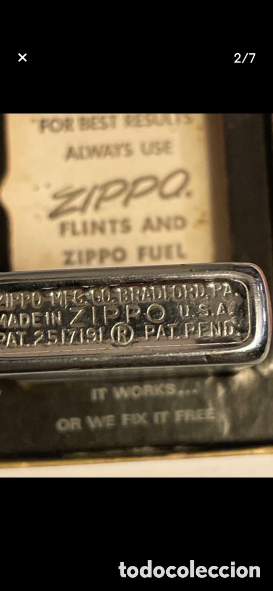 Coleccionismo: Encendedor &ldquo;ZIPPO&rdquo; de 1950 - Foto 2