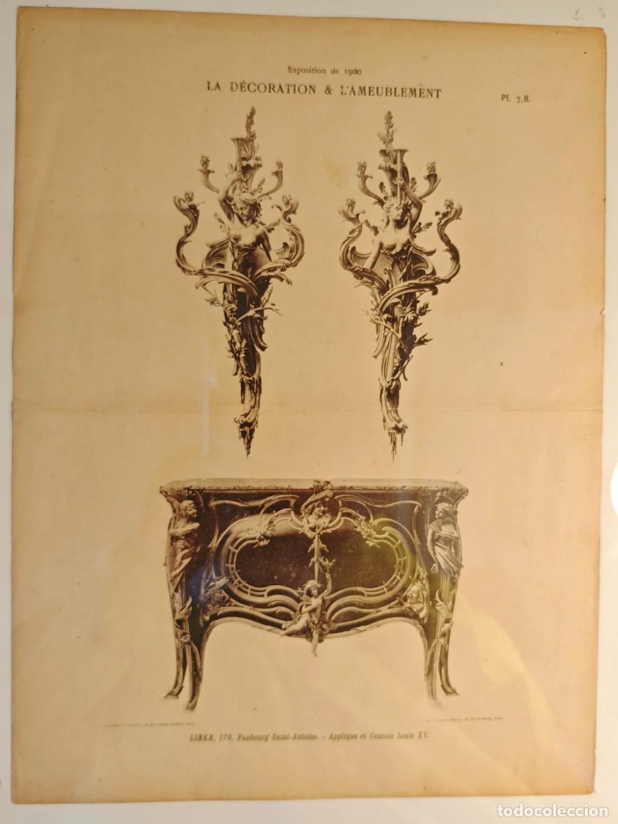 Coleccionismo: DECORACION - A&Ntilde;O 1900 PARIS - Foto 2