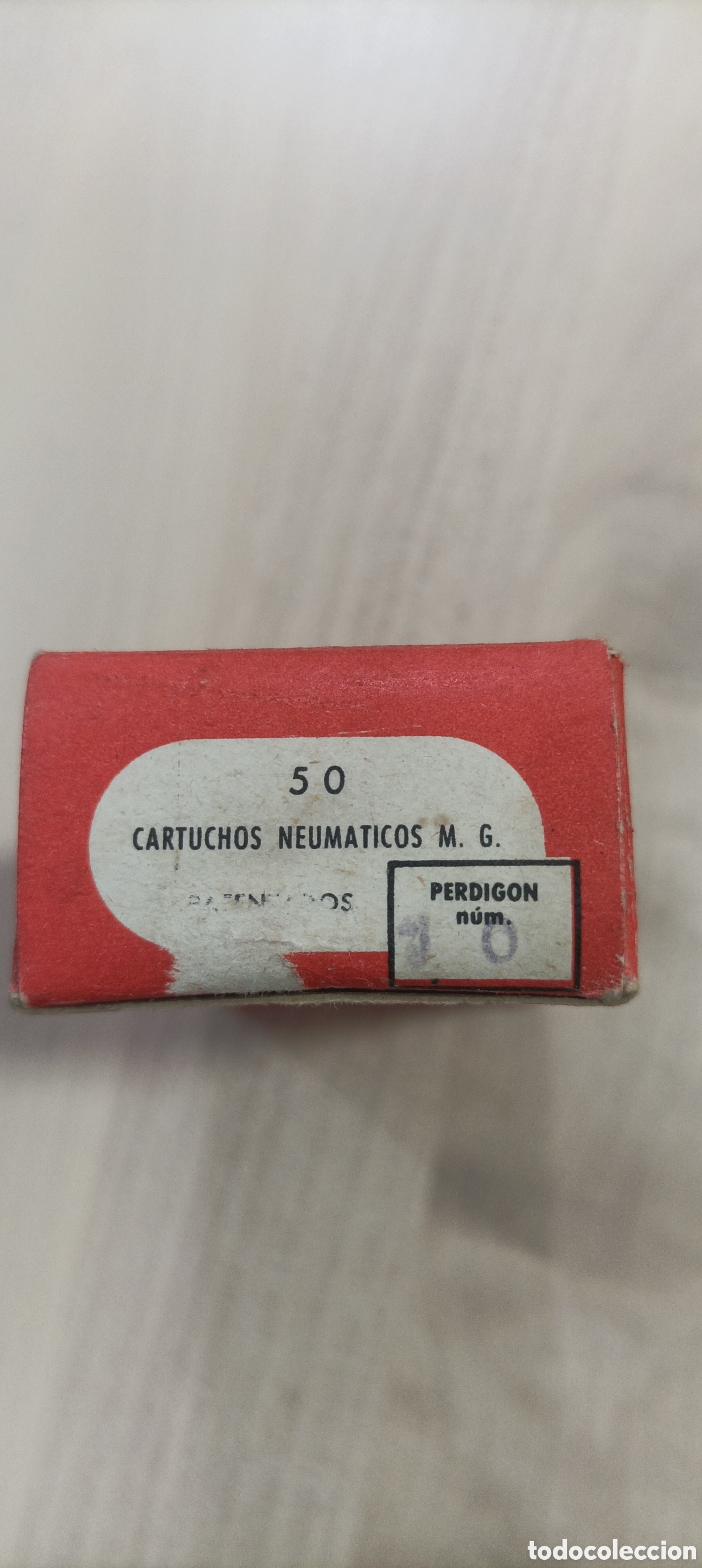 Coleccionismo: Antigua caja de balines - Foto 5