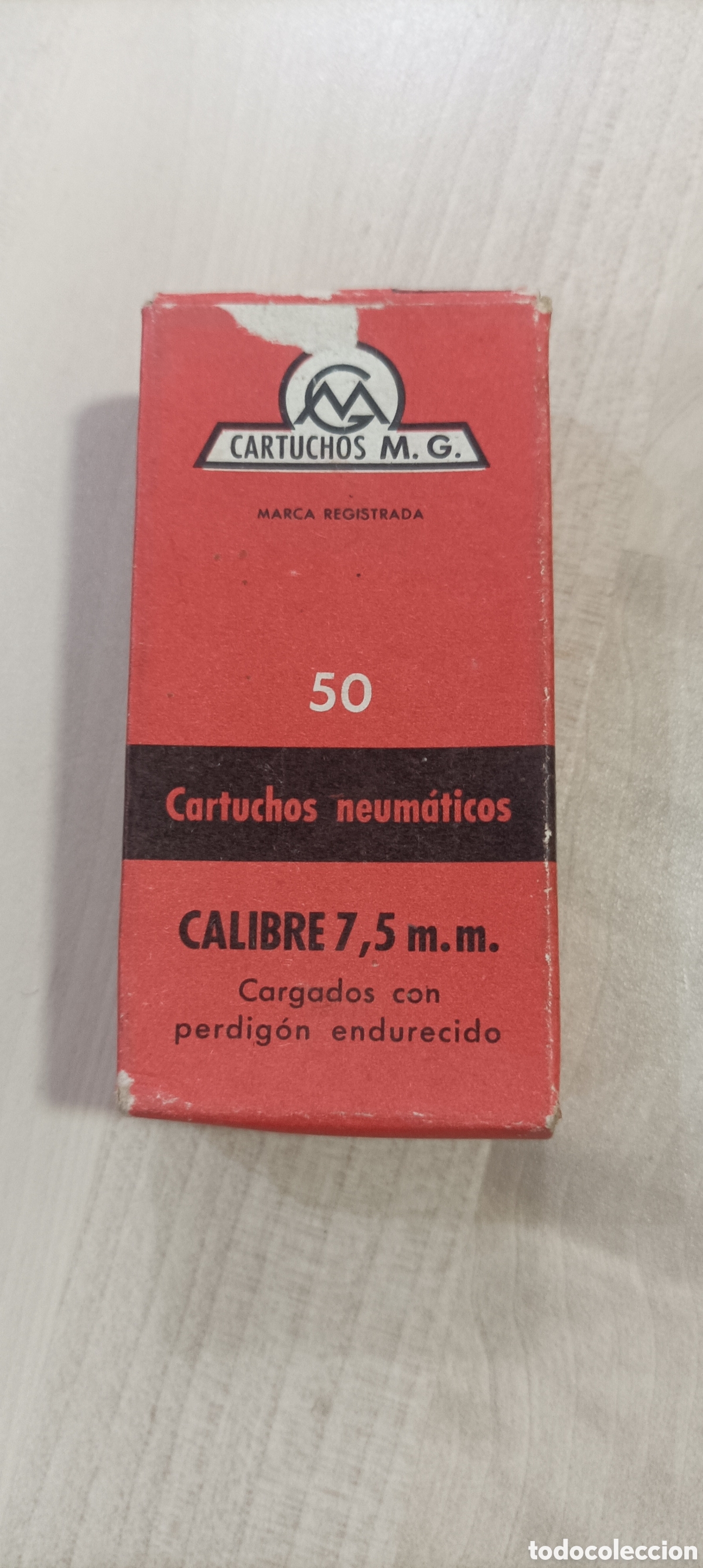 Coleccionismo: Antigua caja de balines - Foto 1