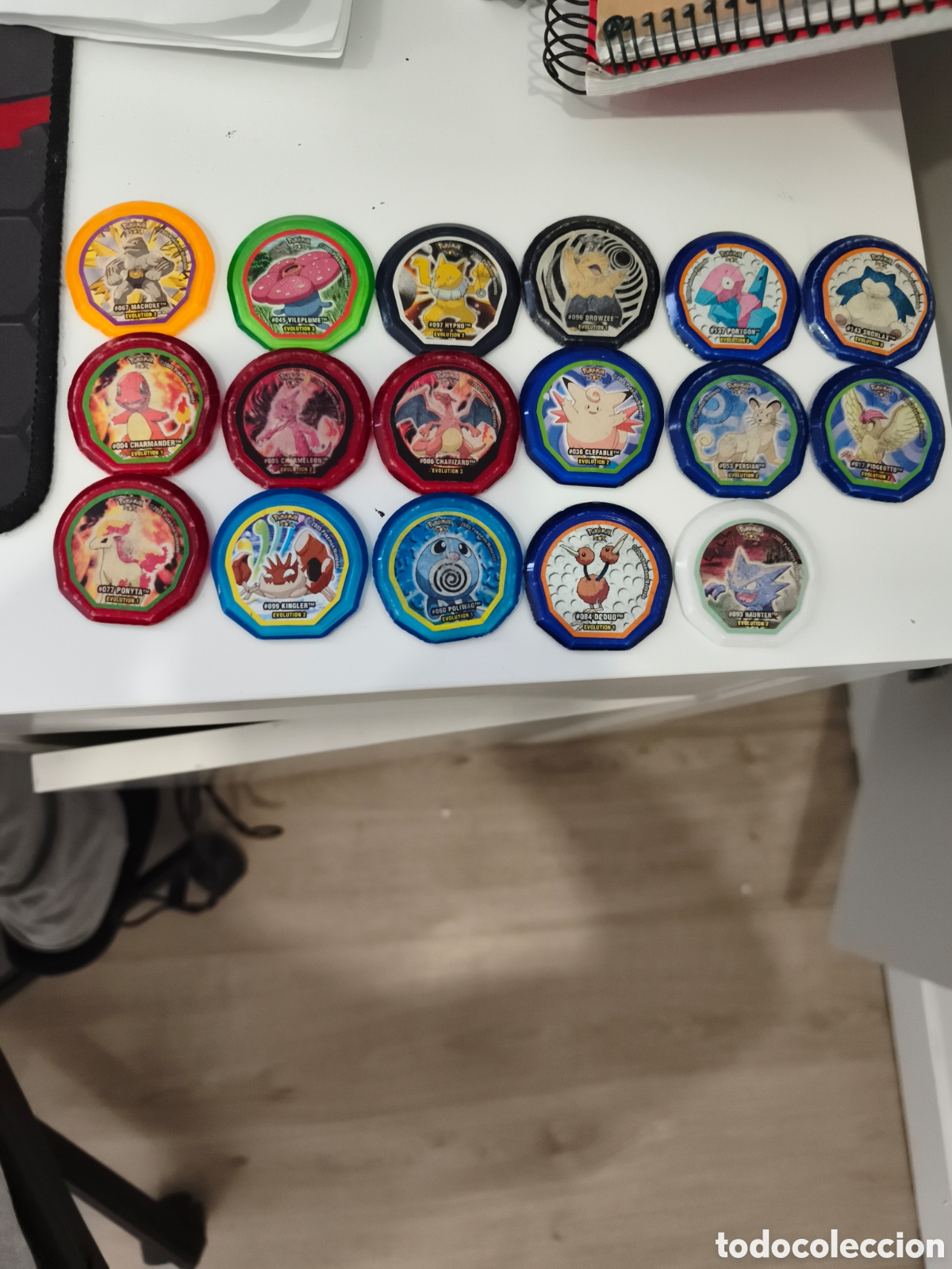 Coleccionismo: Lote 17 tazos pokemon pedidos extra