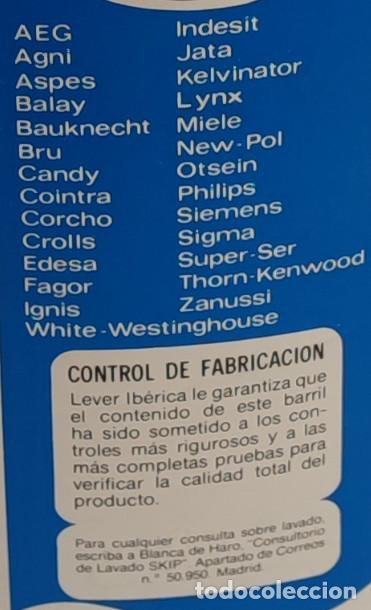 Coleccionismo: ANTIGUO TAMBOR DE DETERGENTE SKIP - Foto 10
