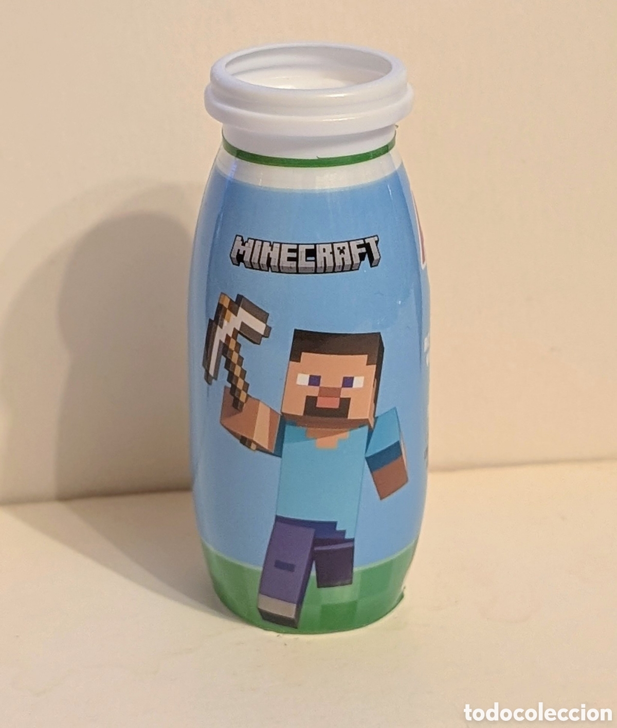 Coleccionismo: Botella Minecraft ActimelSteve