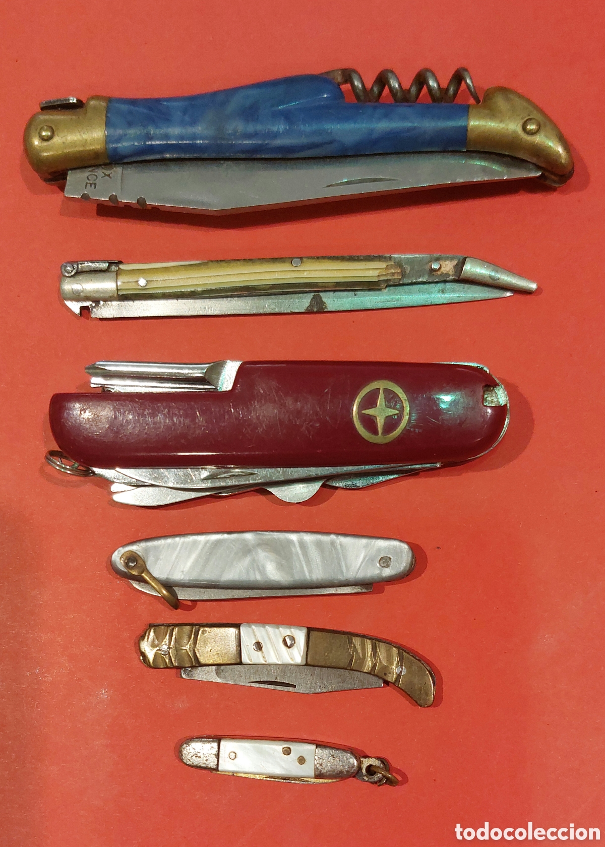 Coleccionismo: LOTE DE 6 NAVAJAS ESPA&Ntilde;OLAS - Foto 2