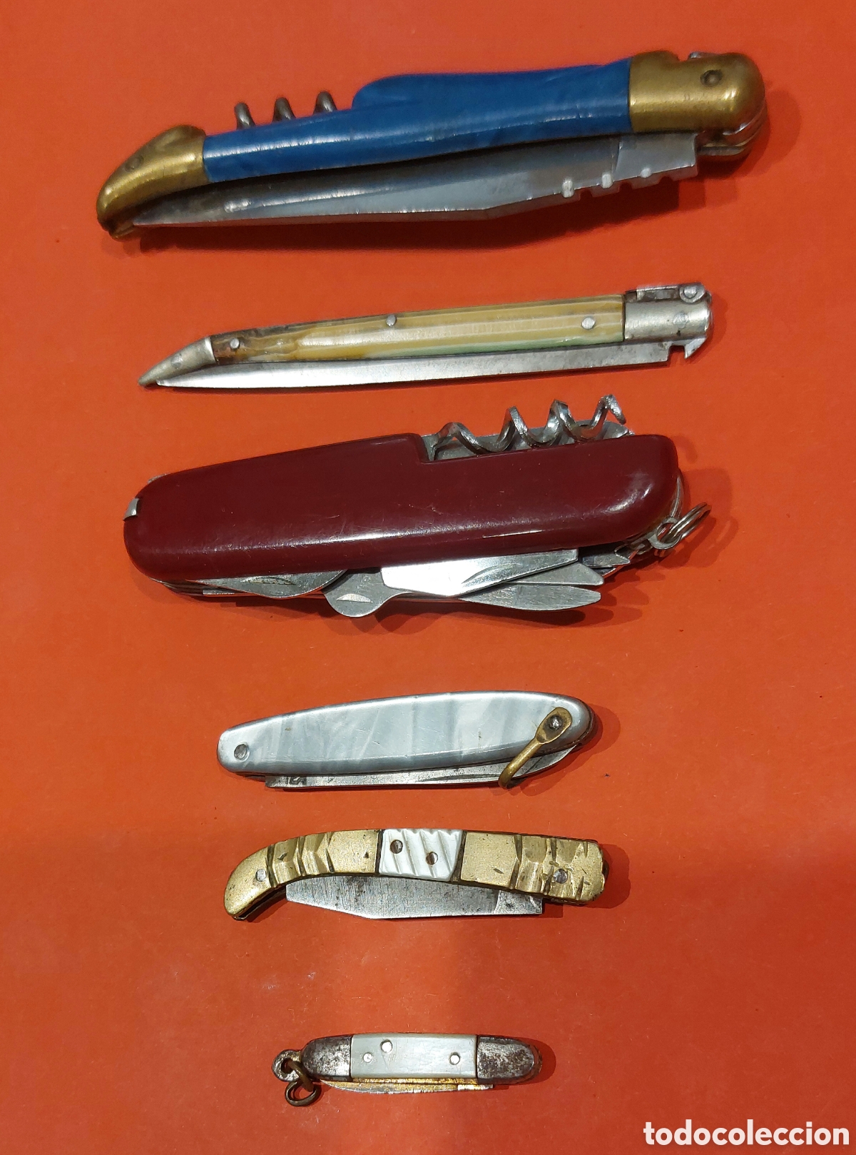 Coleccionismo: LOTE DE 6 NAVAJAS ESPA&Ntilde;OLAS