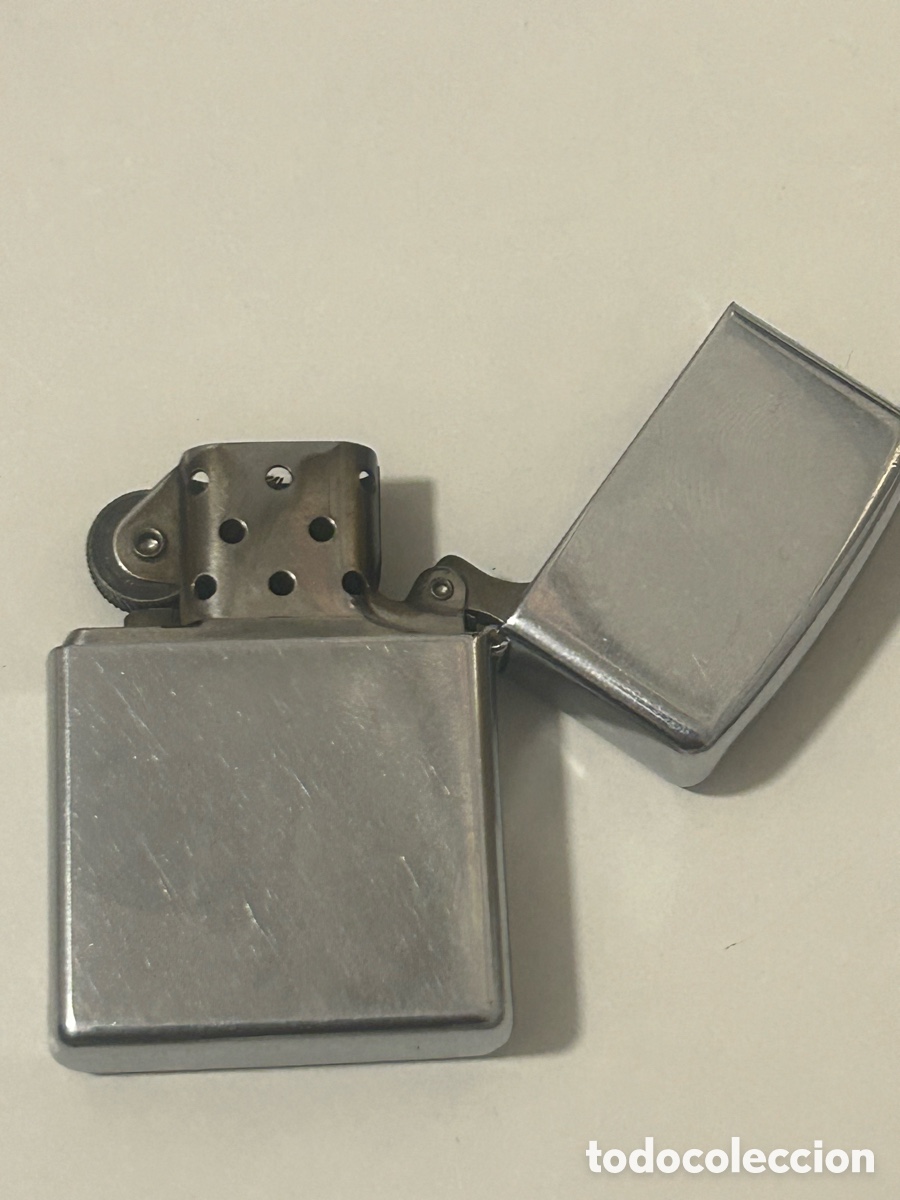 Coleccionismo: Zippo REAL MADRID Original - Foto 3