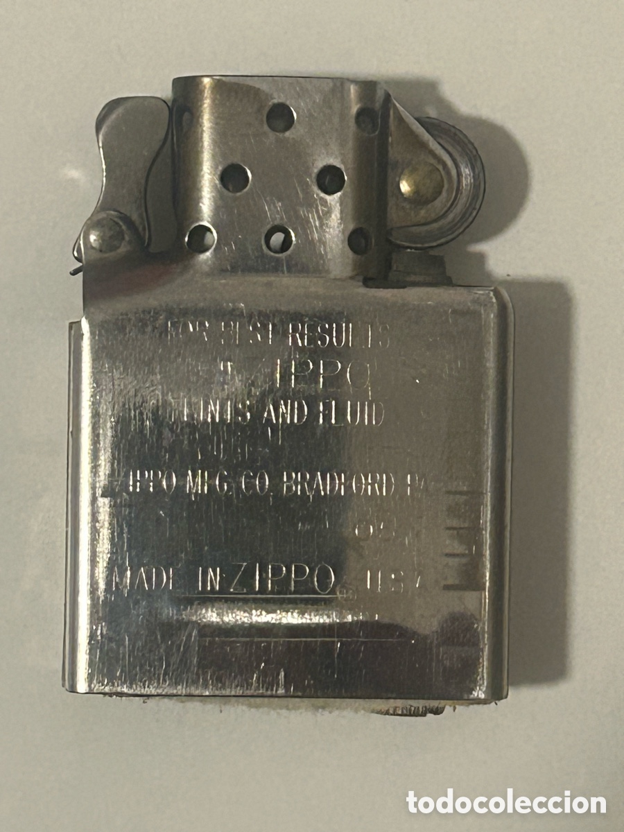 Coleccionismo: Zippo REAL MADRID Original - Foto 6