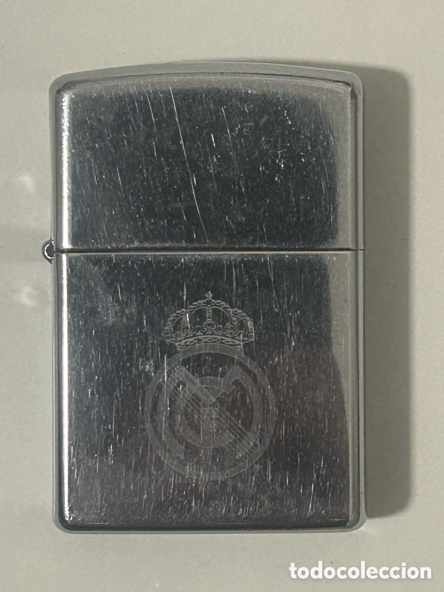 Coleccionismo: Zippo REAL MADRID Original - Foto 1