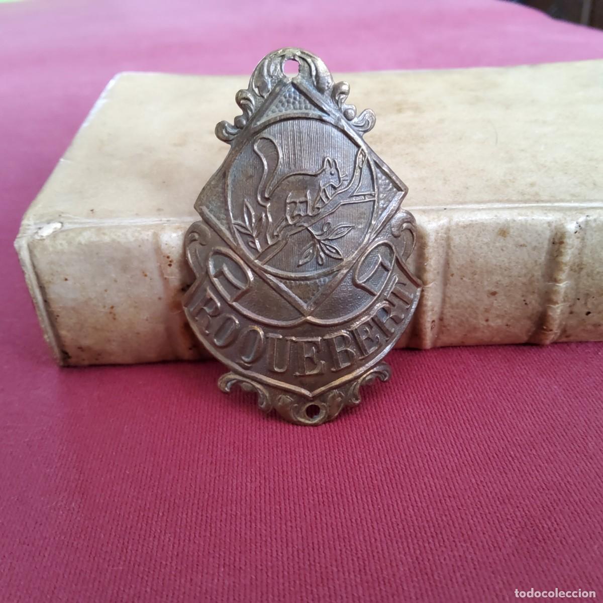 Coleccionismo: ANTIGUO EMBLEMA DE BICICLETA, ROQUEBERT - Foto 1
