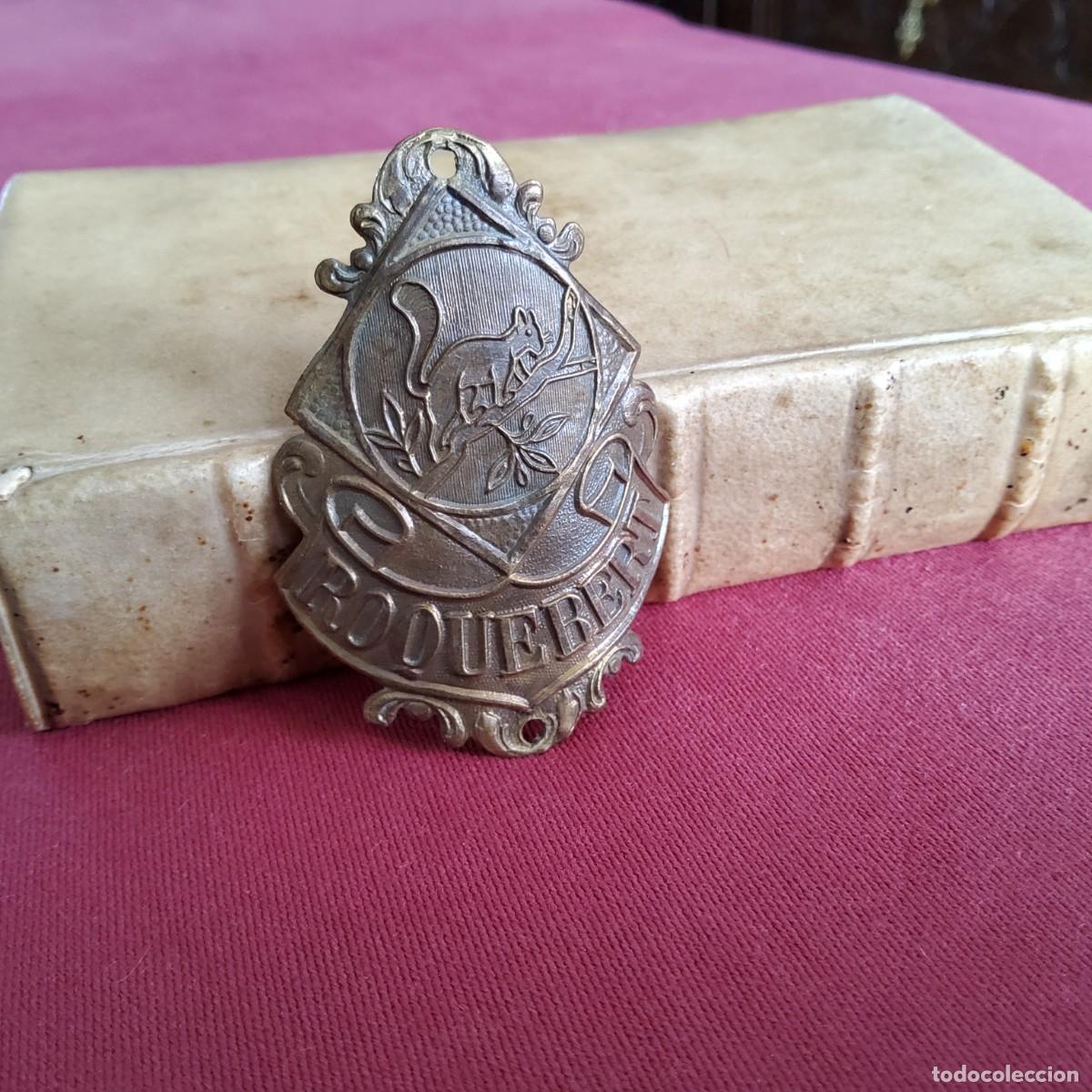 Coleccionismo: ANTIGUO EMBLEMA DE BICICLETA, ROQUEBERT - Foto 2