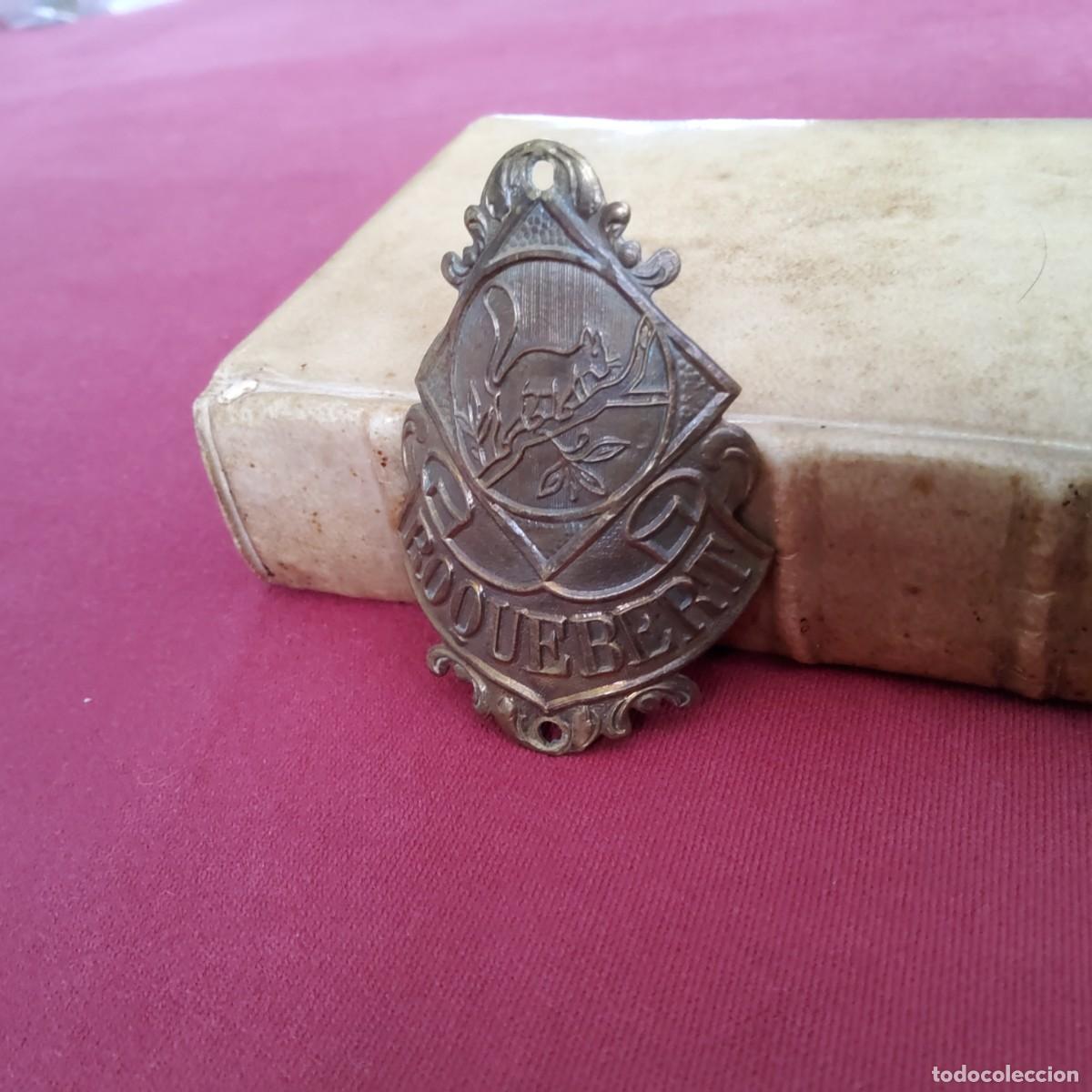 Coleccionismo: ANTIGUO EMBLEMA DE BICICLETA, ROQUEBERT - Foto 3