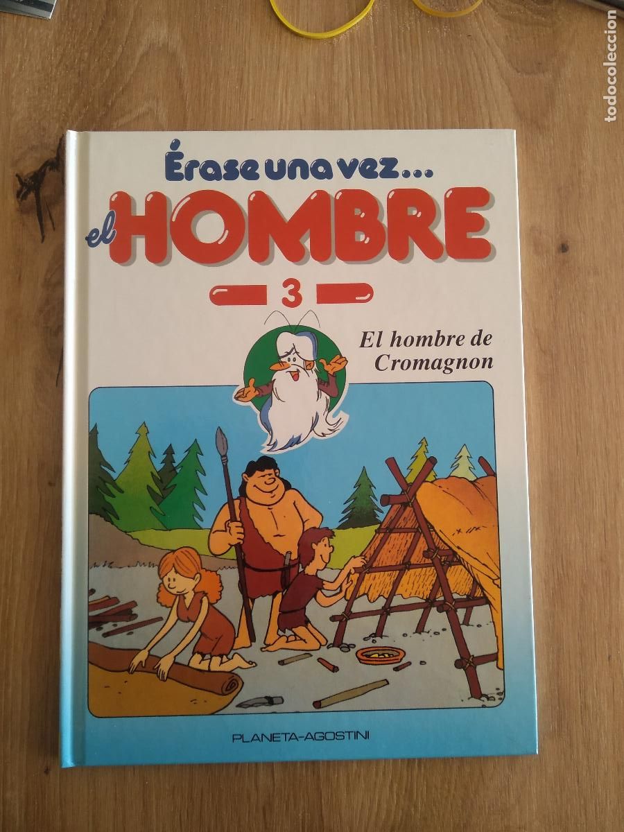 Coleccionismo: LIBRO ERASE UNA VEZ EL HOMBRE EL HOMBRE DE CROMAGNON TOMO 3 DE PLANETA-AGOSTINI